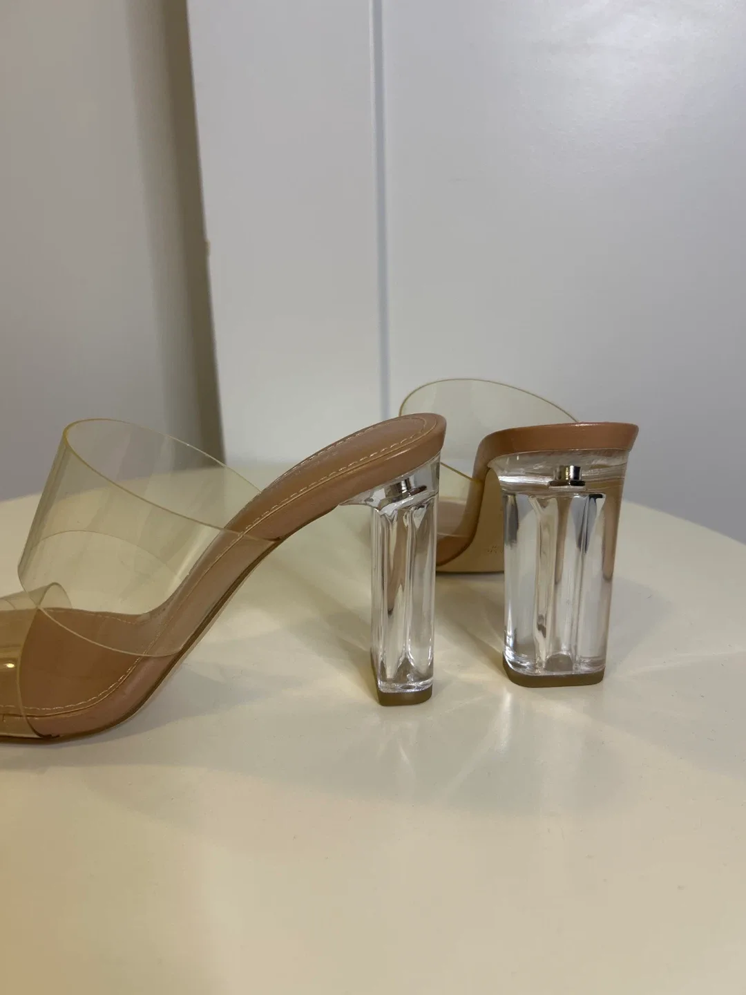 NWOT Zara Clear Heels - Size 36 image indicator(3)