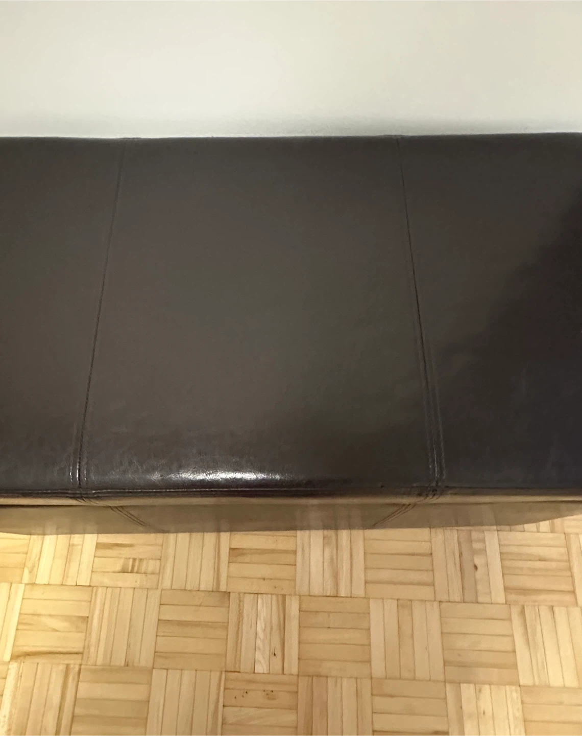 Dark Brown Storage Ottoman - photo 5