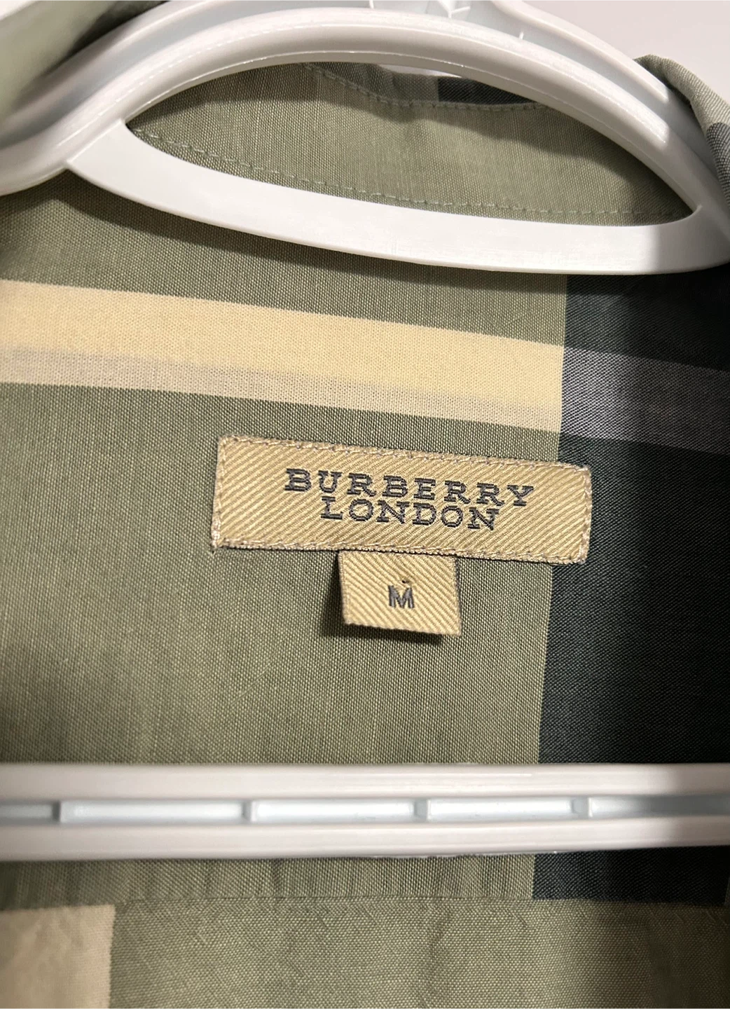 Burberry London Plaid Button-Down Shirt - Size M - photo 2