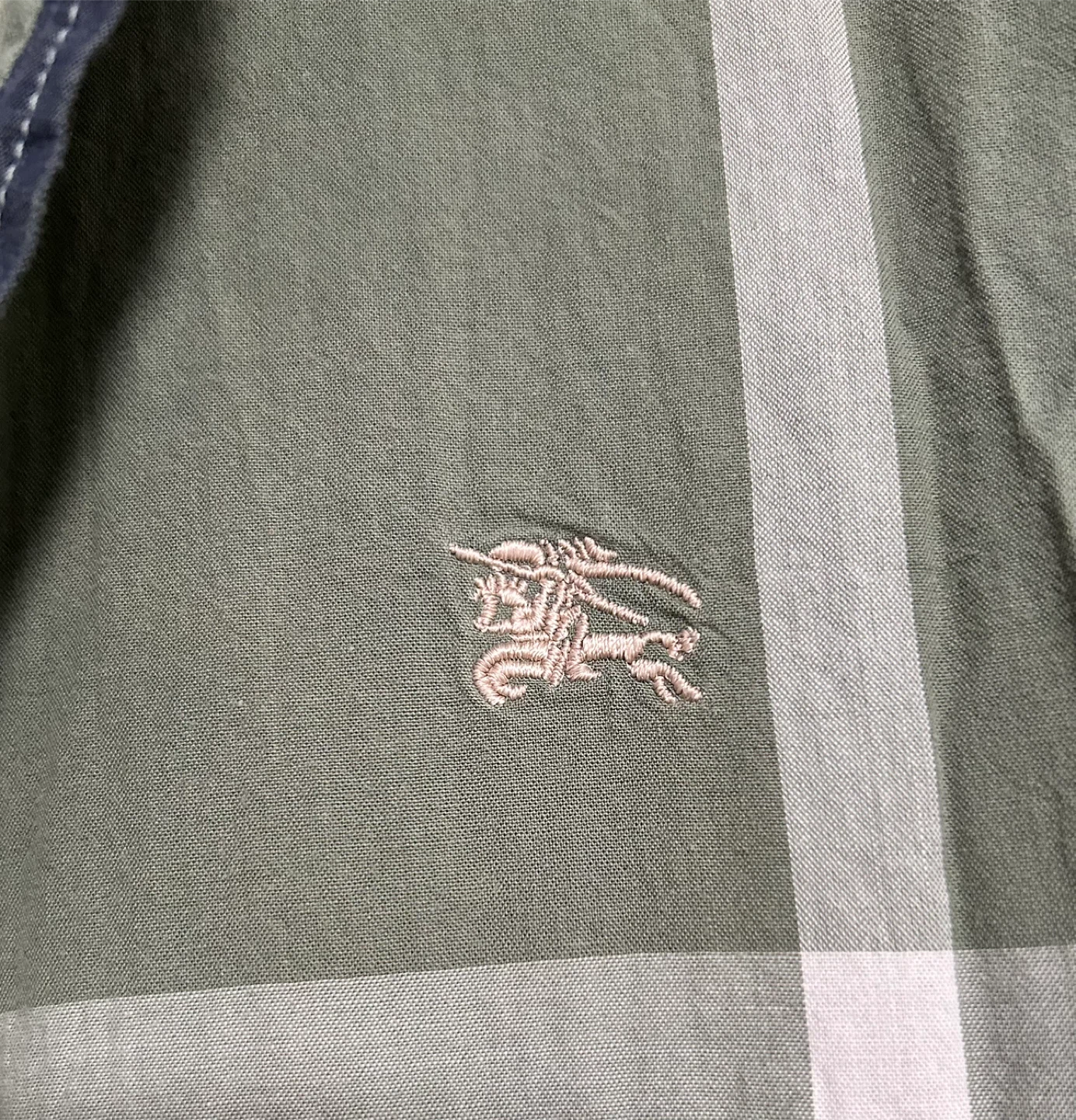 Burberry London Plaid Button-Down Shirt - Size M - photo 4
