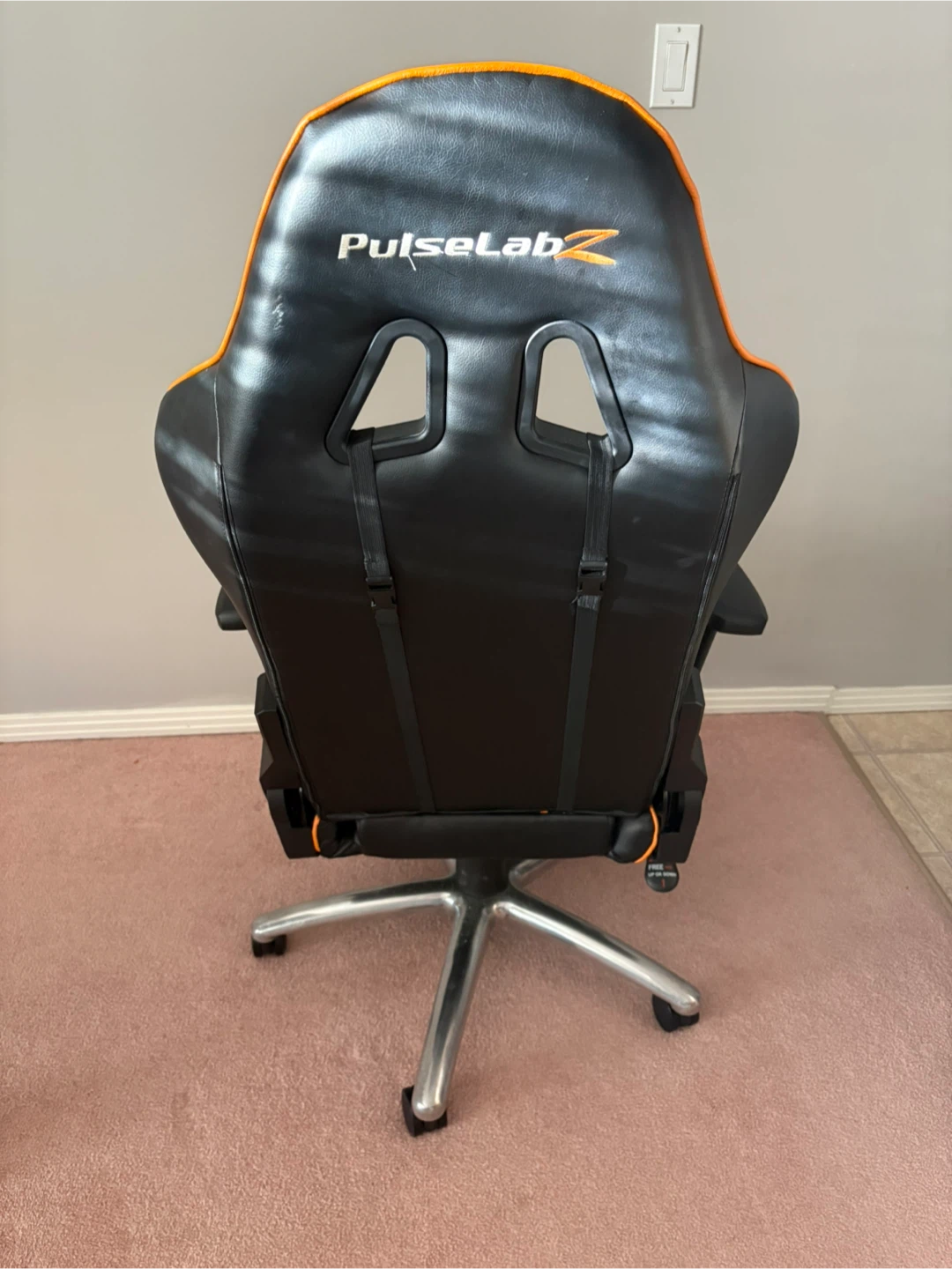 PulseLabz Gaming Chair - Orange & Black - photo 2