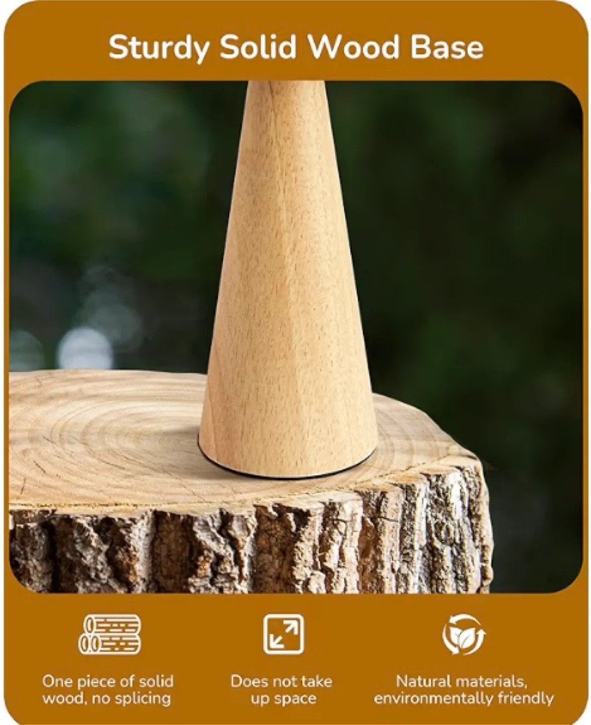 New 13.58” Small Wood Table Lamp image indicator(2)