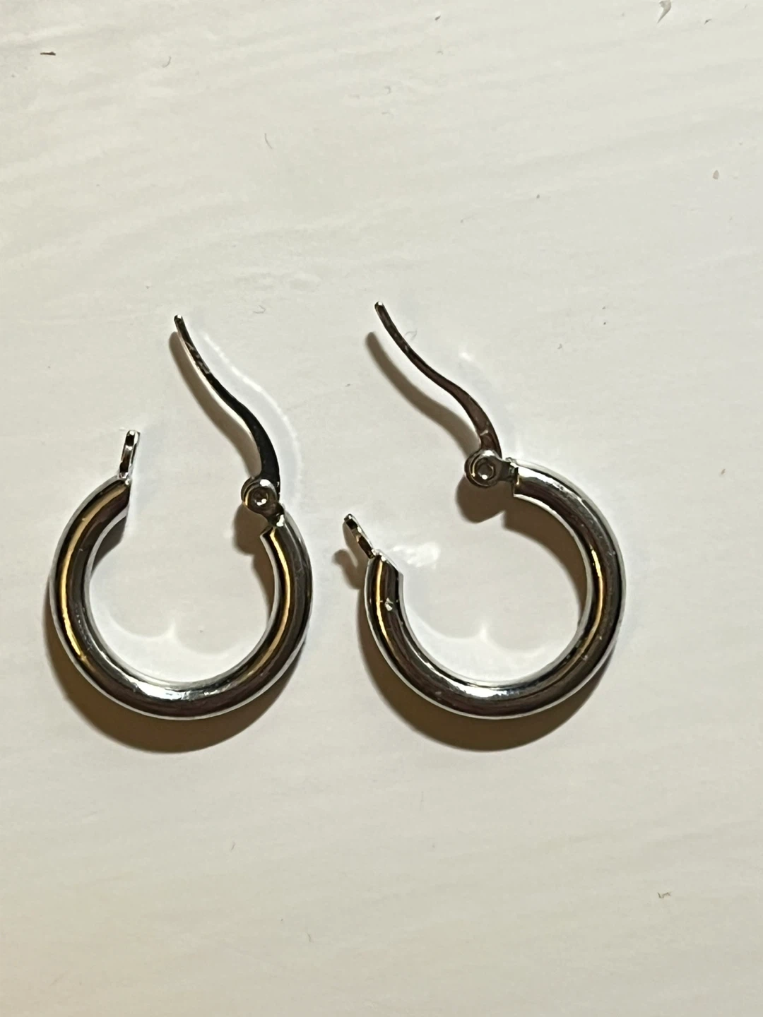 Silver Hoop Earrings - Simple & Stylish