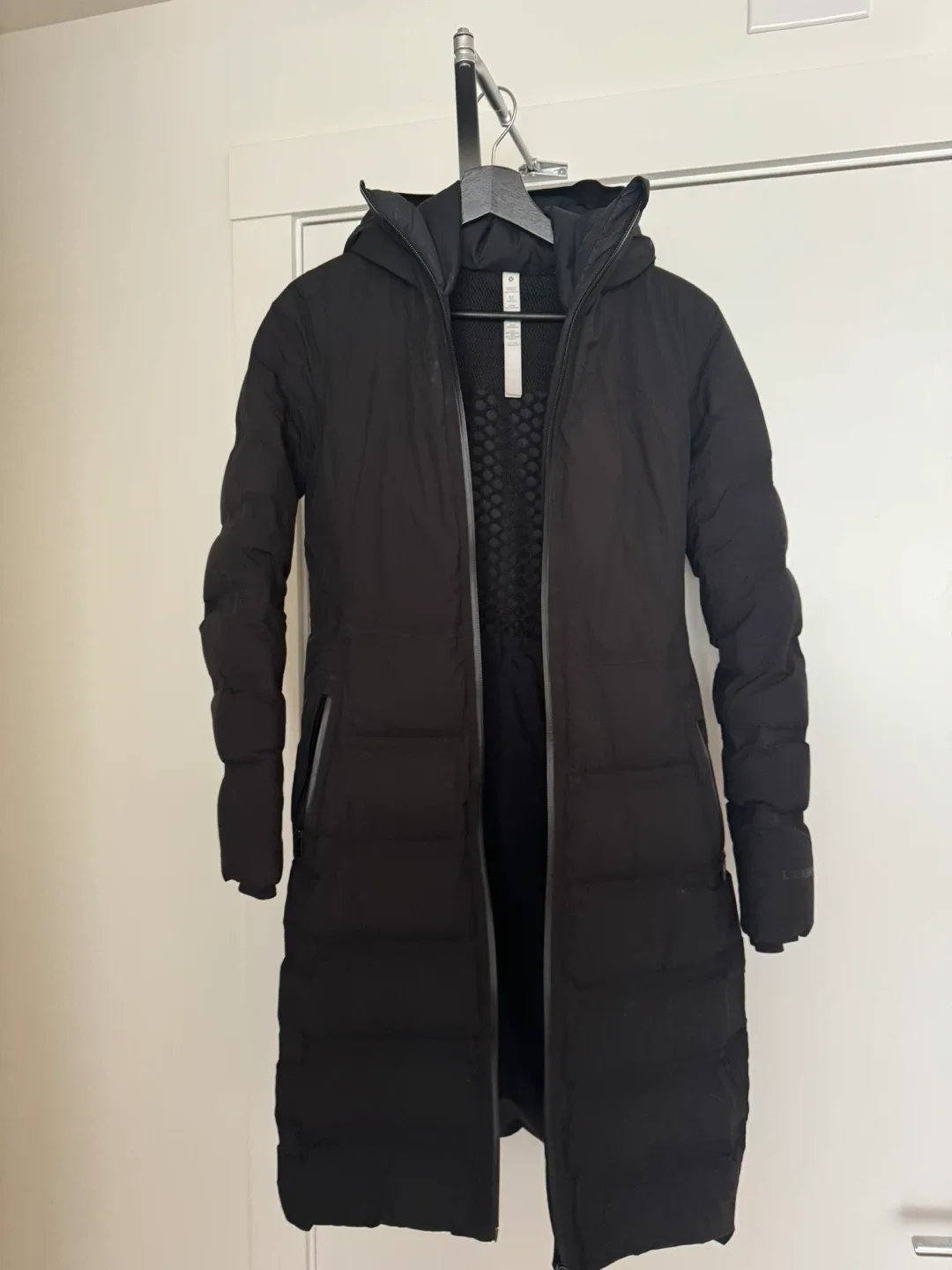 Lululemon Wunder Puff Long Jacket, Black image indicator(4)