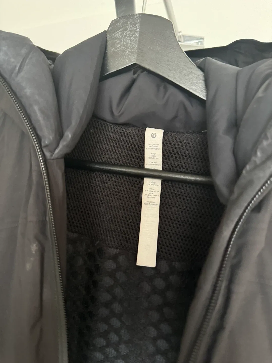 Lululemon Wunder Puff Long Jacket, Black image indicator(3)