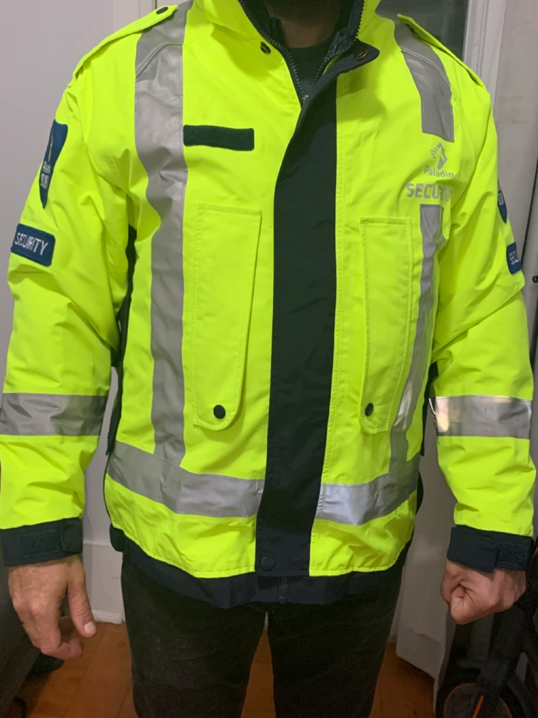 Paladin Security High Visibility winter Jacket new