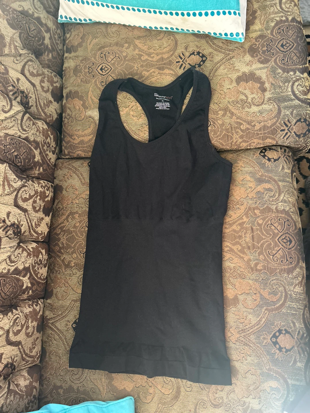 Skinnygirl Black Tank Top - Size L