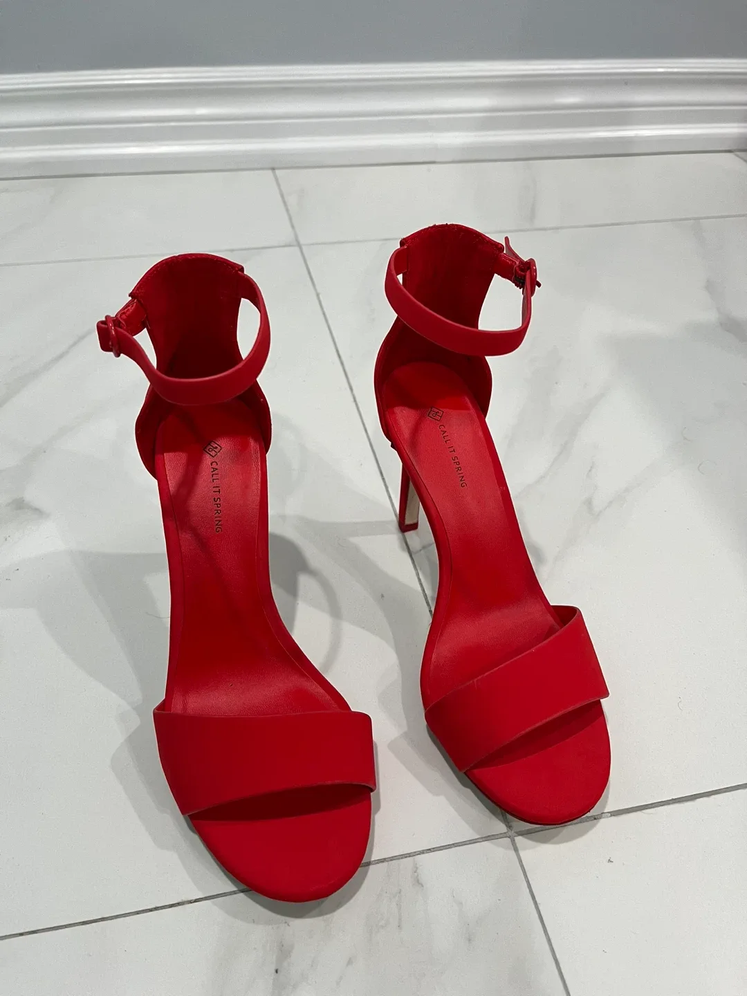 Call It Spring Red Heels - Size 6.5 thumbnail
