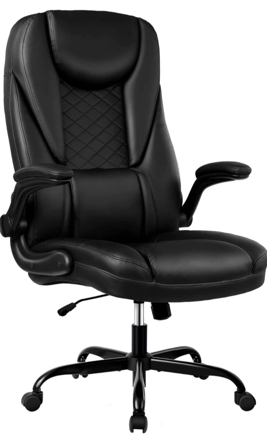 Black Leather Office Chair