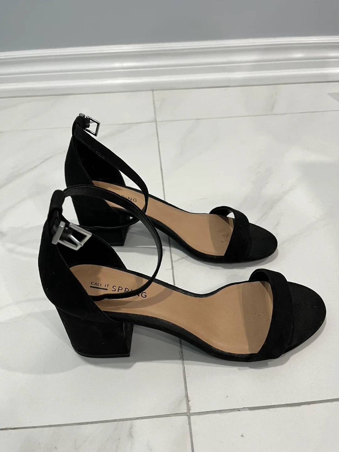 Call It Spring Black Heels - Size 6.5 image indicator(2)