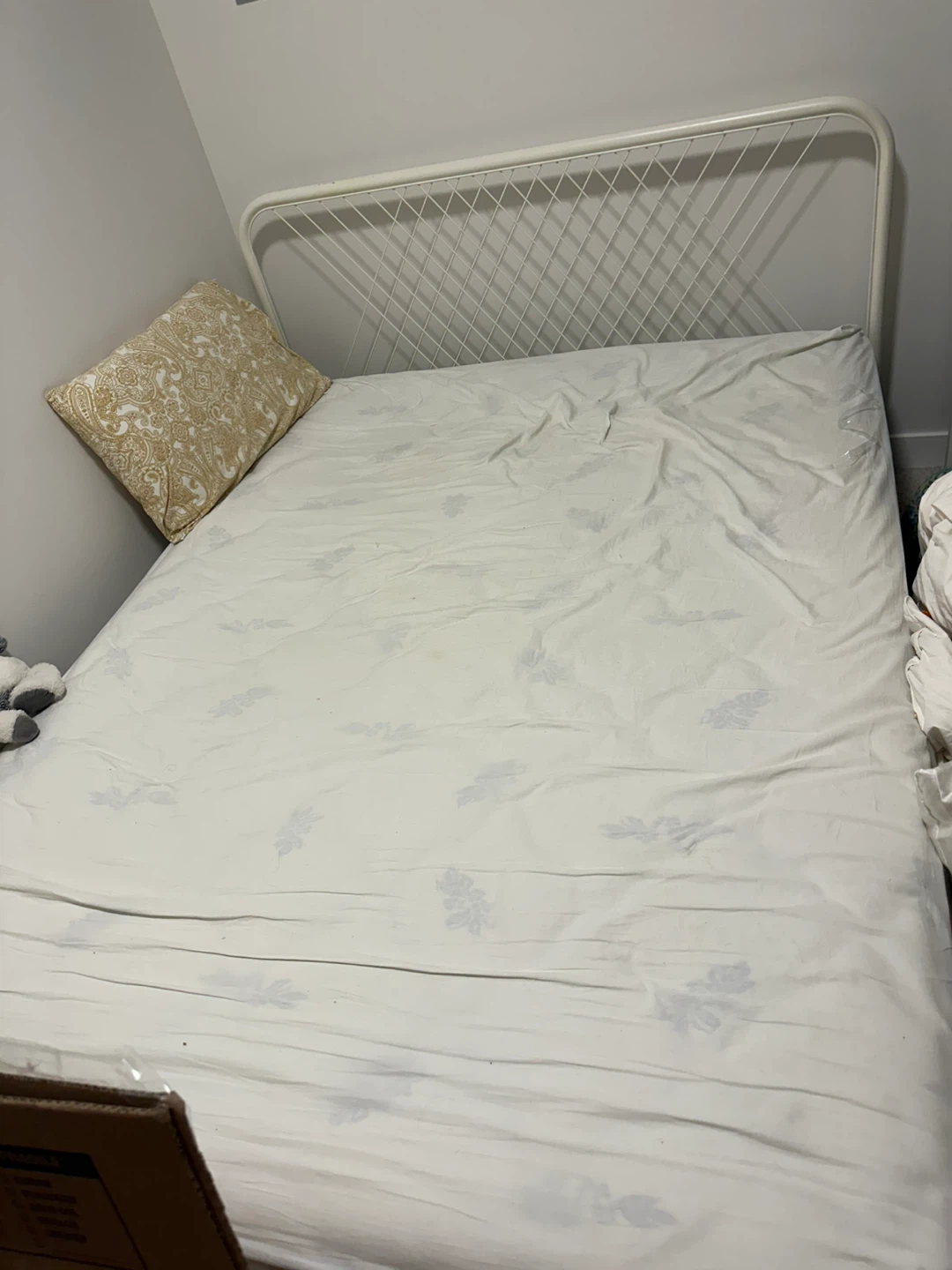 Bed frame and mattress