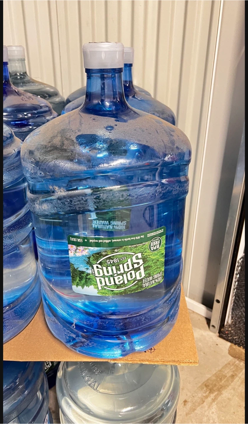Poland Spring 5-Gallon Water Jug $10 each