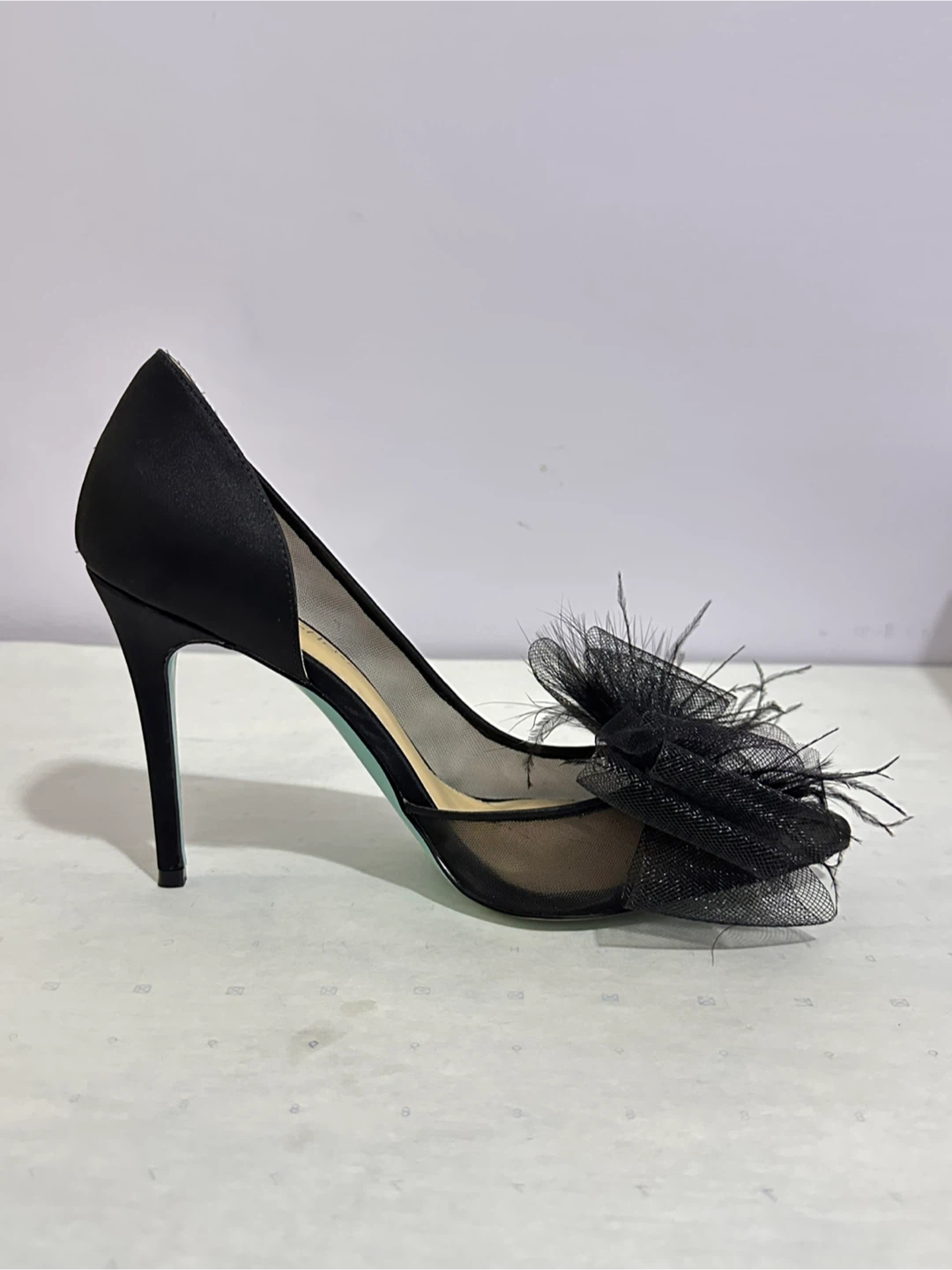 Betsey Johnson Black Heels, Size 9.5 - photo 3