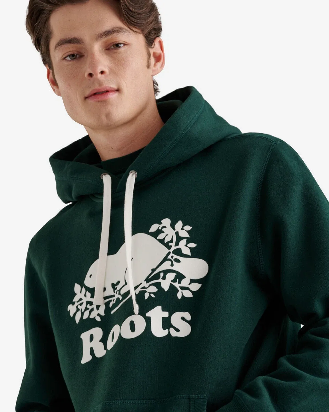 Roots Original Kanga Hoodie - L - Green thumbnail