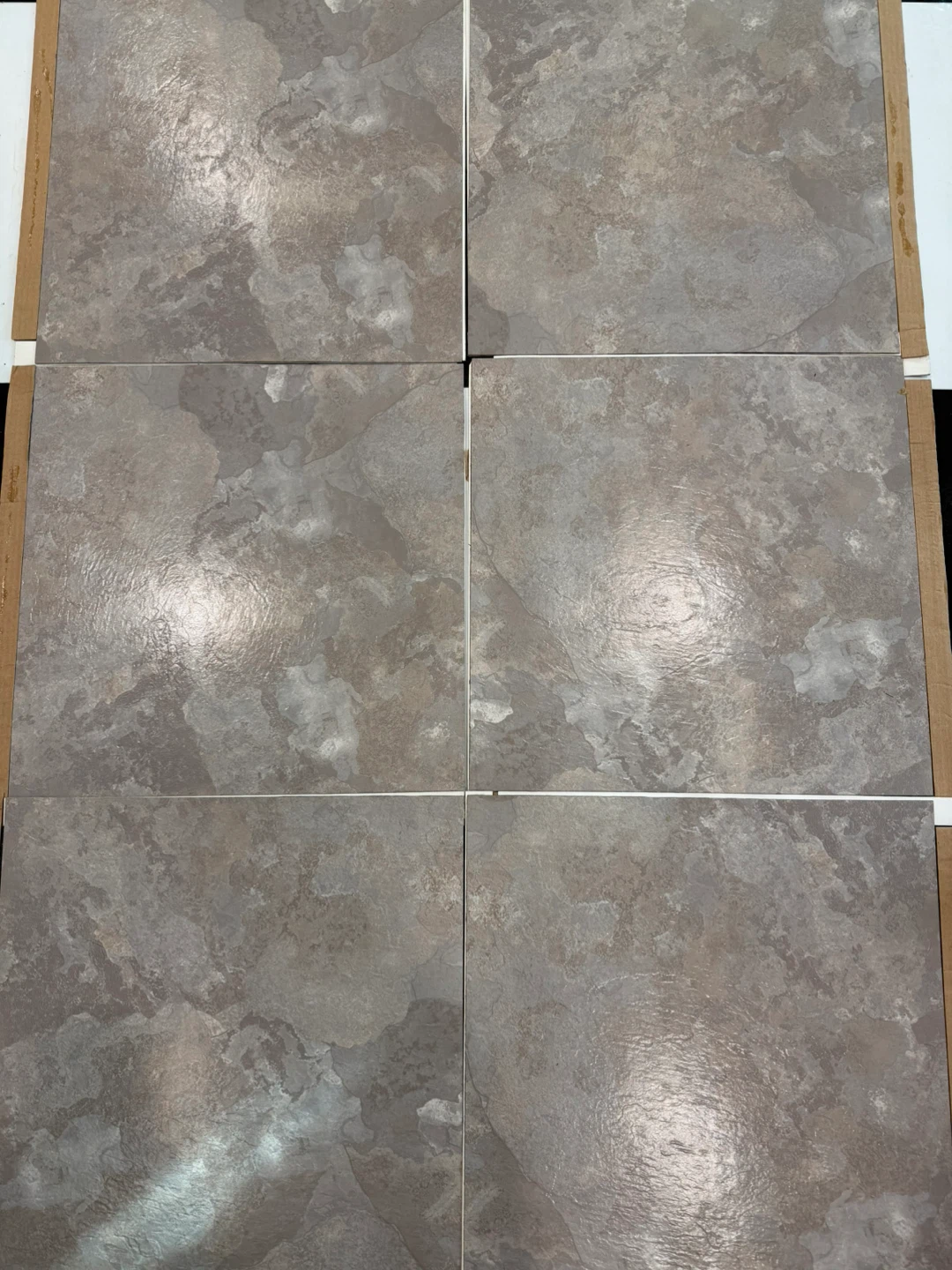 Pro Garage Flooring Ivory Travertine Vinyl Floor Tiles 18x18 - photo 3