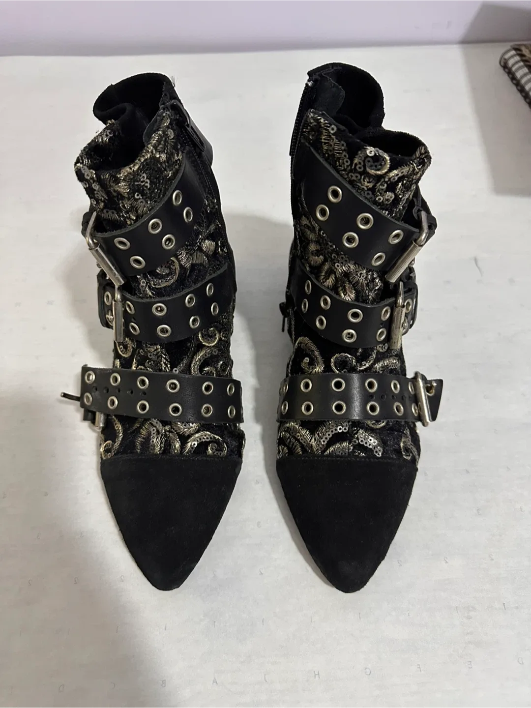 Black Ankle Boots, Size 36 thumbnail