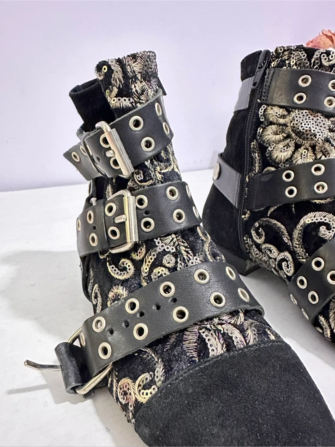 Black Ankle Boots, Size 36 image indicator(3)