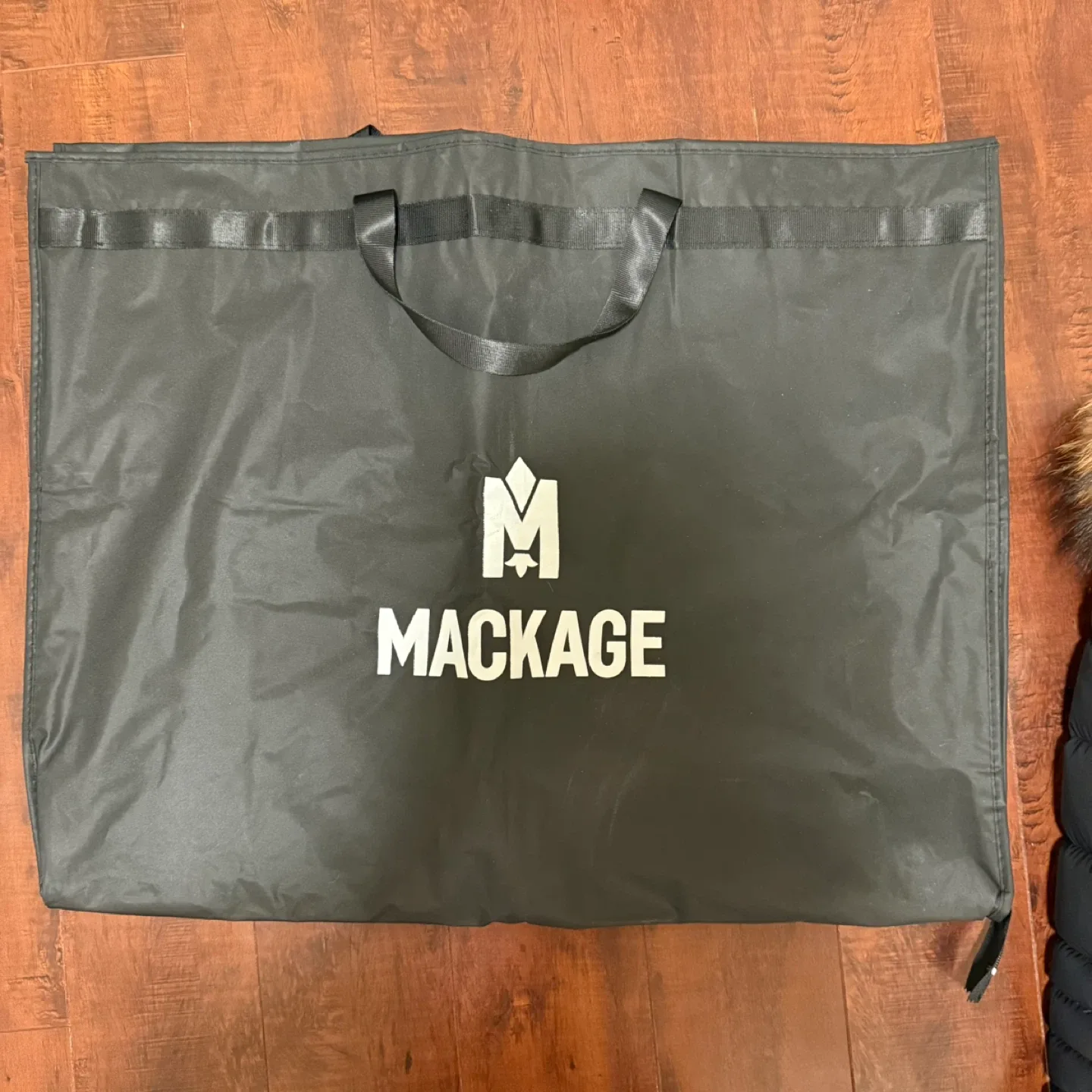 Mackage Black XS Patsy-R, Agile 360 down jacket with natural fur image indicator(8)