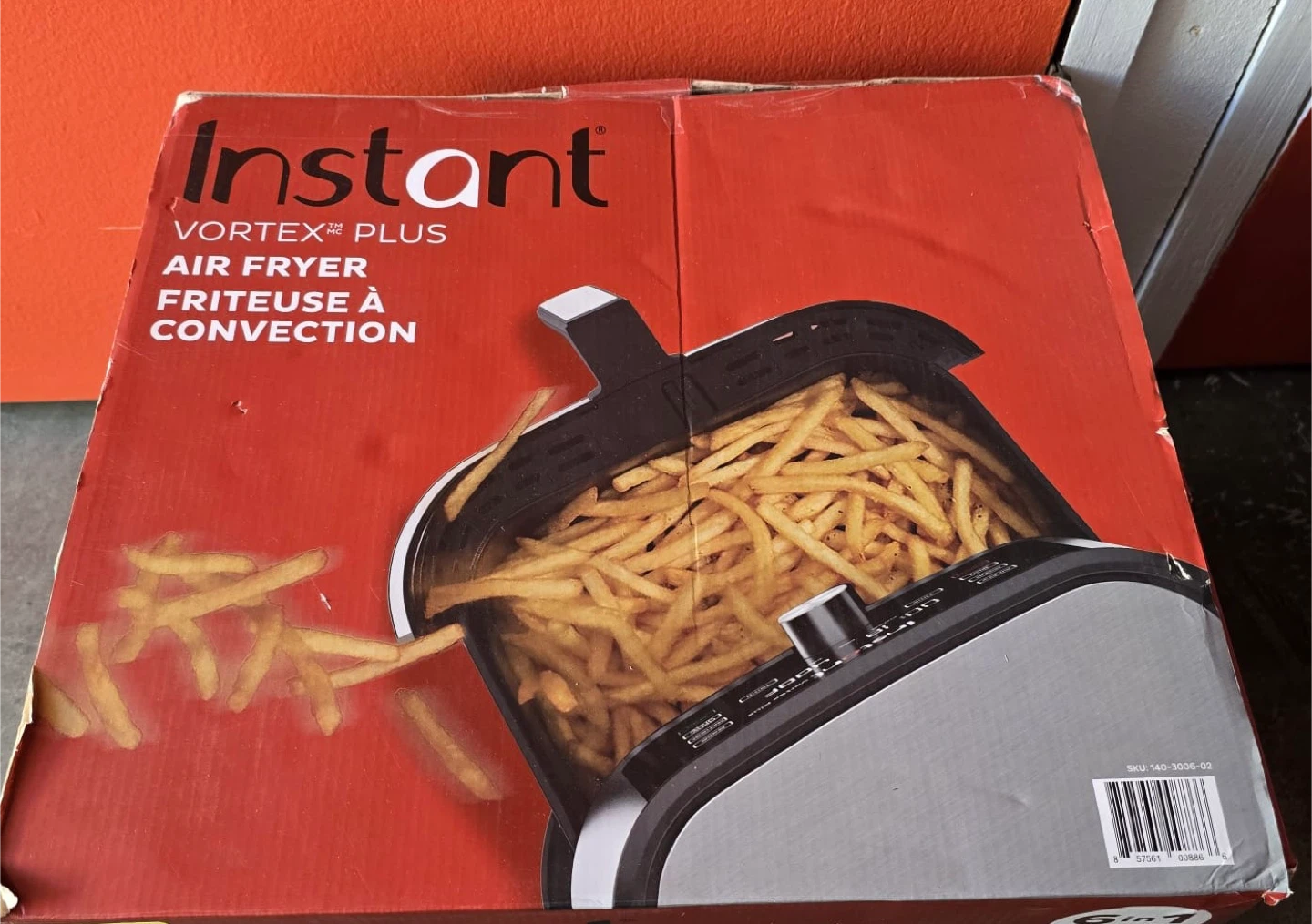 Instant Vortex Plus 6-Quart Air Fryer - Like New!