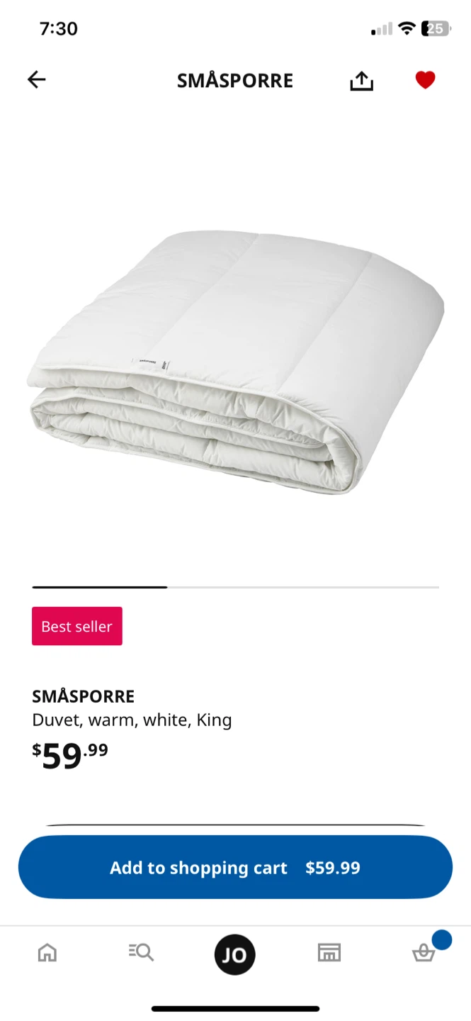 IKEA SMÅSPORRE Duvet - King Size - photo 2
