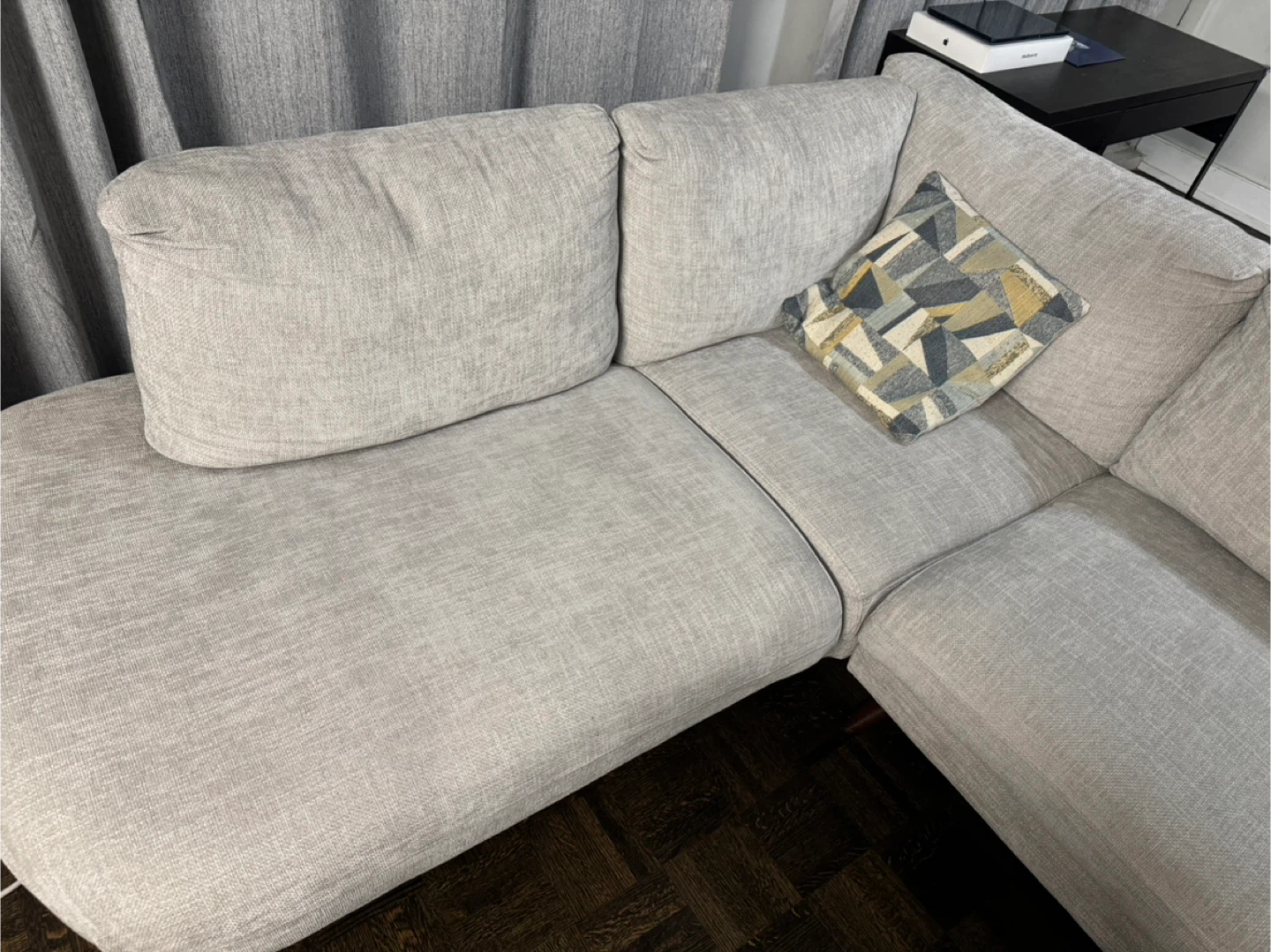 Beige Sectional Sofa - photo 5