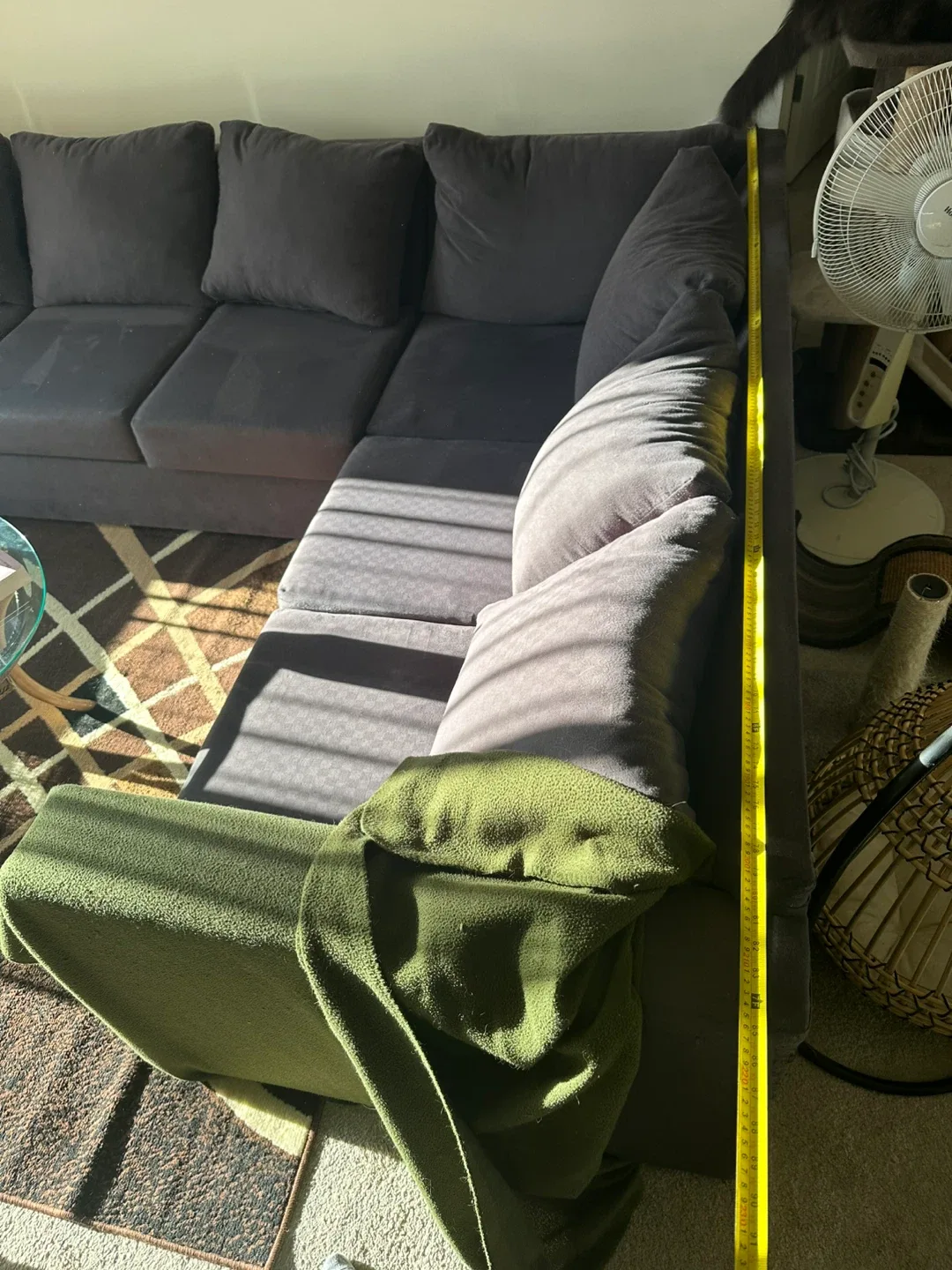 Dark Grey Sectional Sofa image indicator(2)