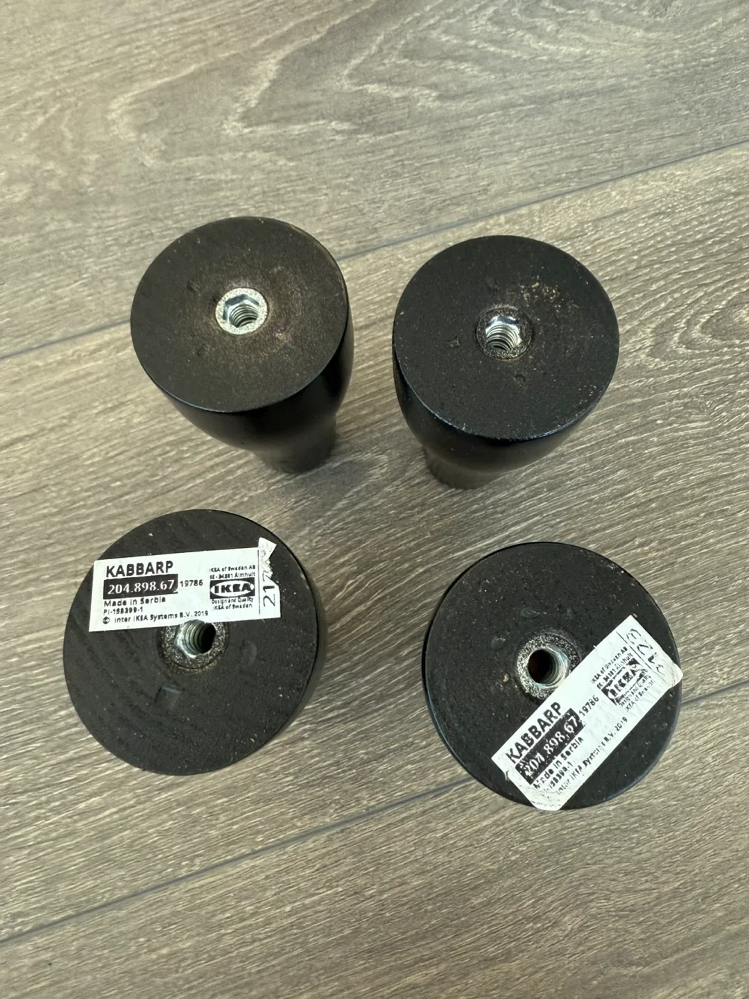 IKEA Kabbarp Furniture Legs - Set of 4 thumbnail