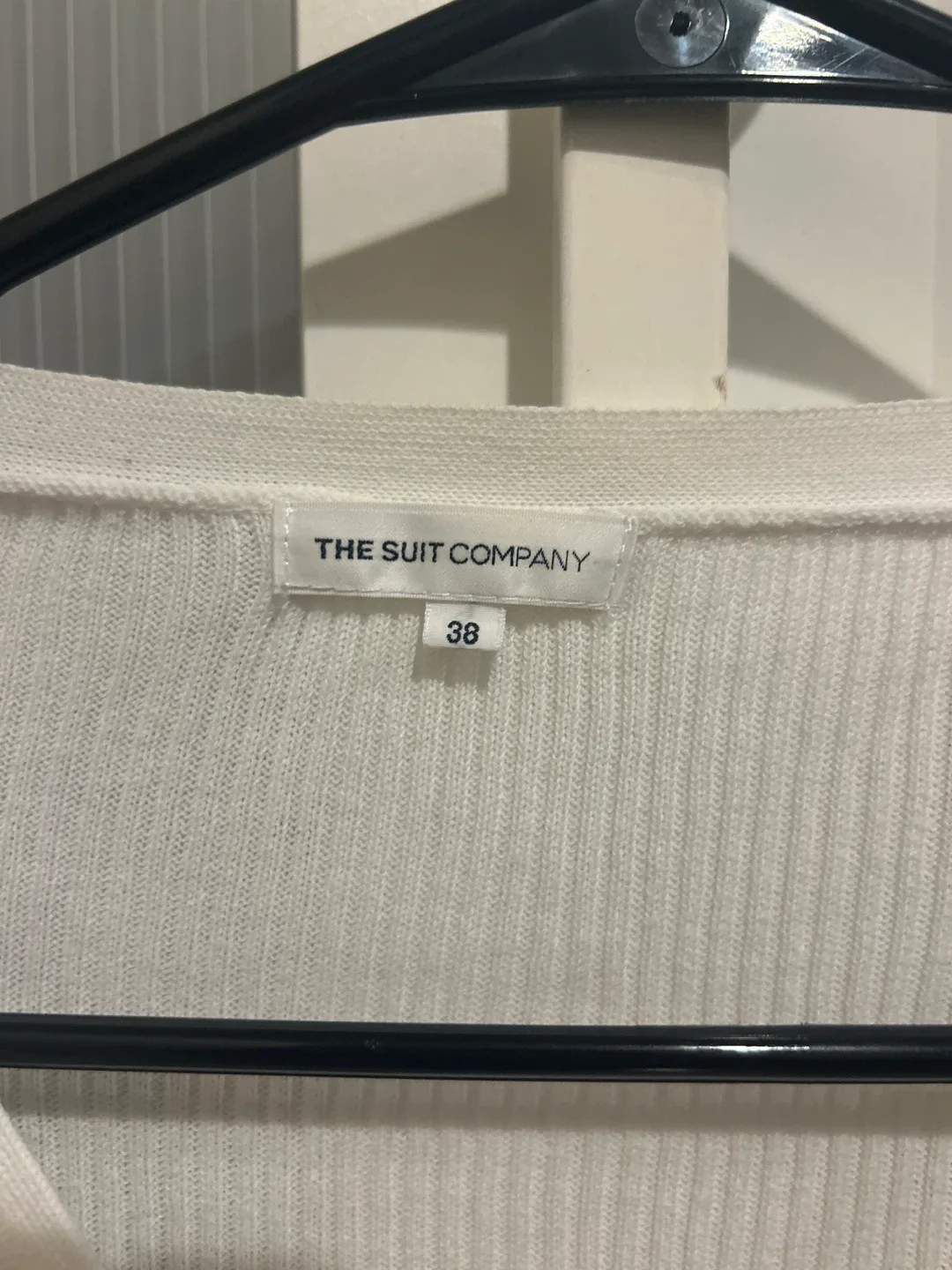 The Suit Company White Cardigan - Size 38 image indicator(4)