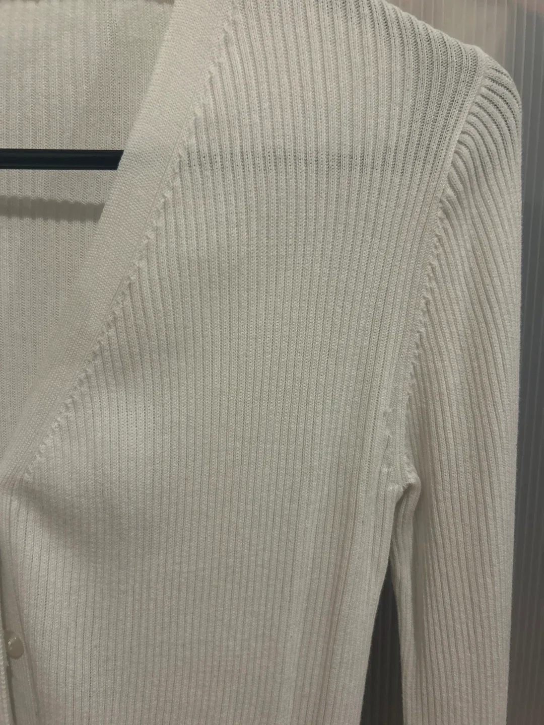 The Suit Company White Cardigan - Size 38 image indicator(3)