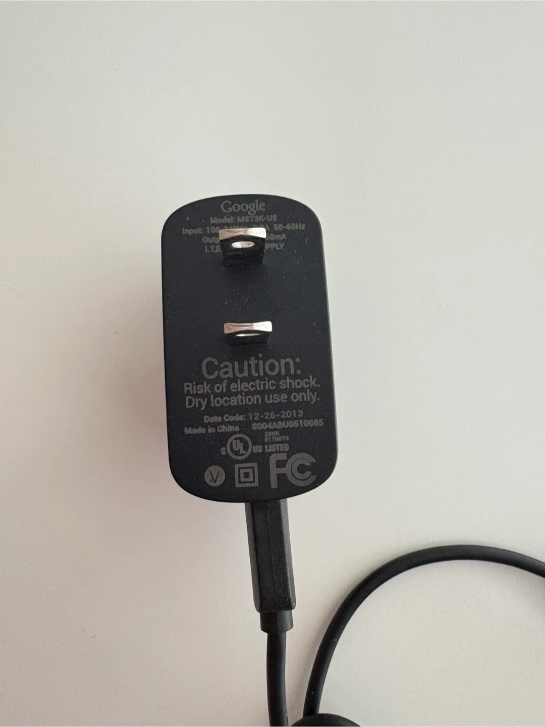 Google Chromecast Media Player with Power Adapter - photo 5
