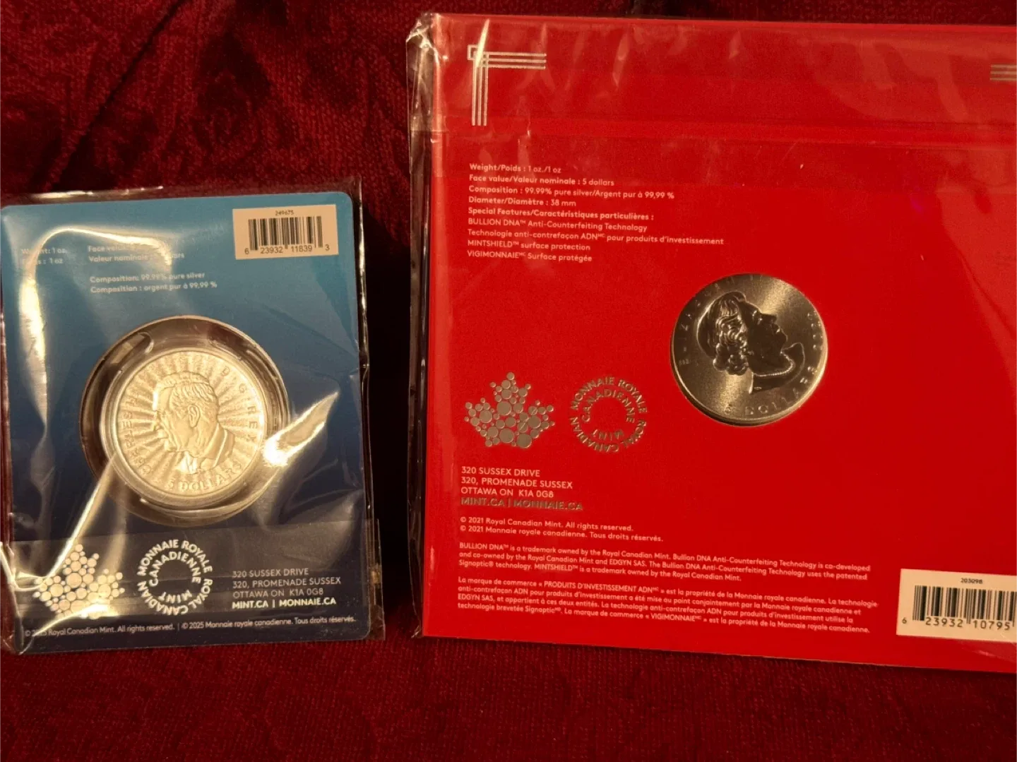 Royal Canadian Mint Silver Coins image indicator(2)