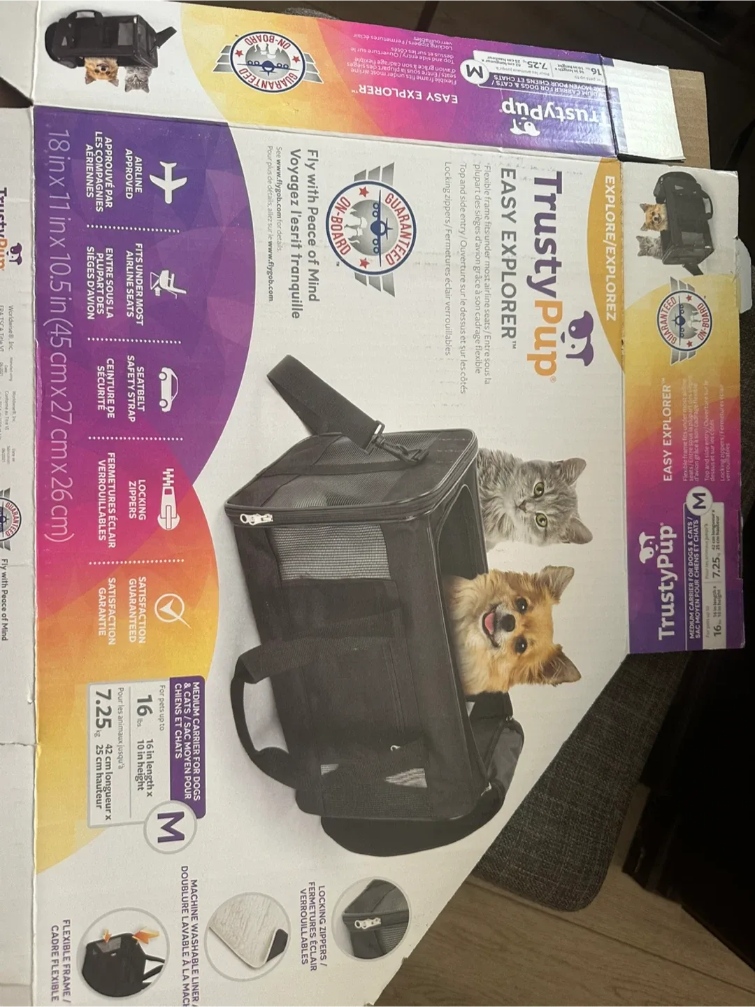 TrustyPup Easy Explorer Pet Carrier - Airline Approved image indicator(3)