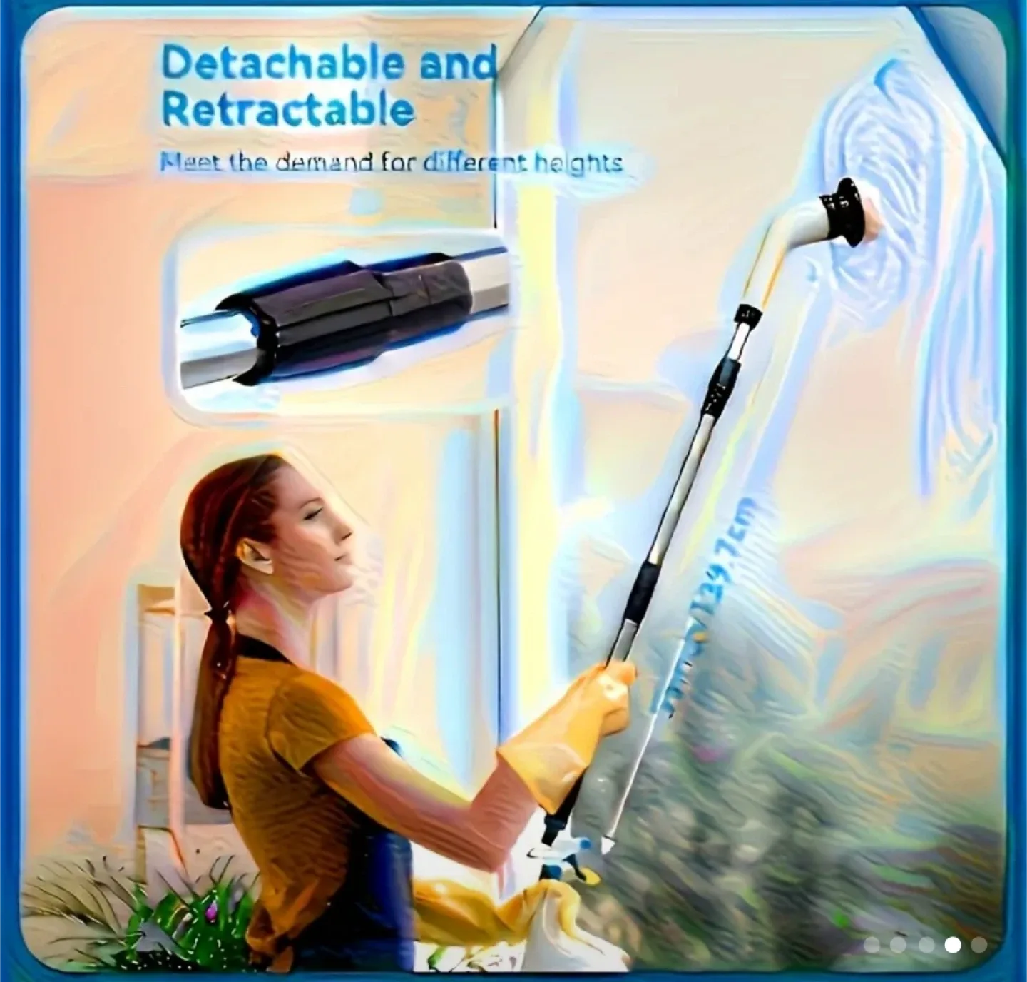 Electric  Spin Scrubber with Replaceable Brush Heads image indicator(3)