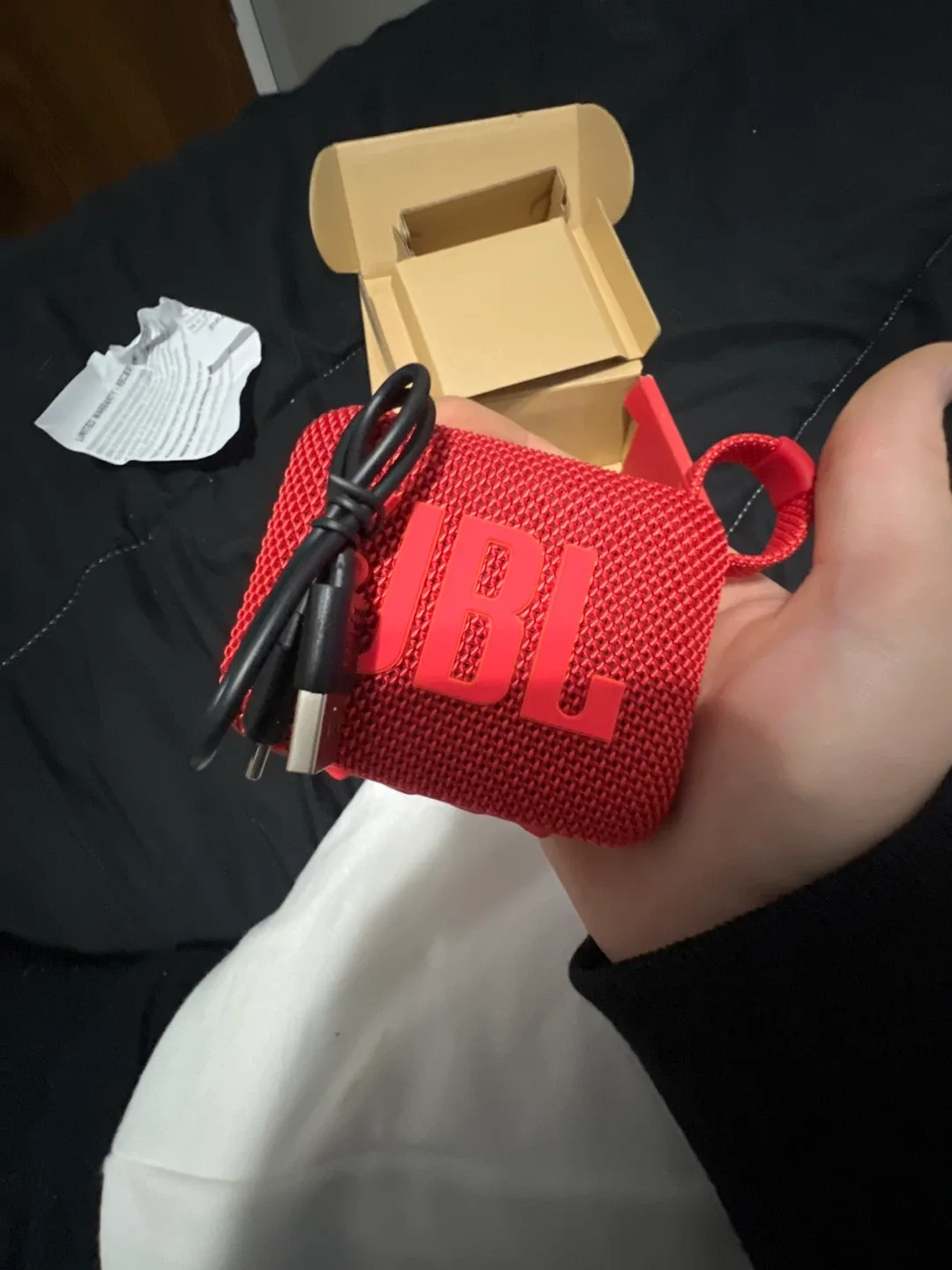 Brand New.JBL Go 4 Red Portable Speaker image indicator(2)