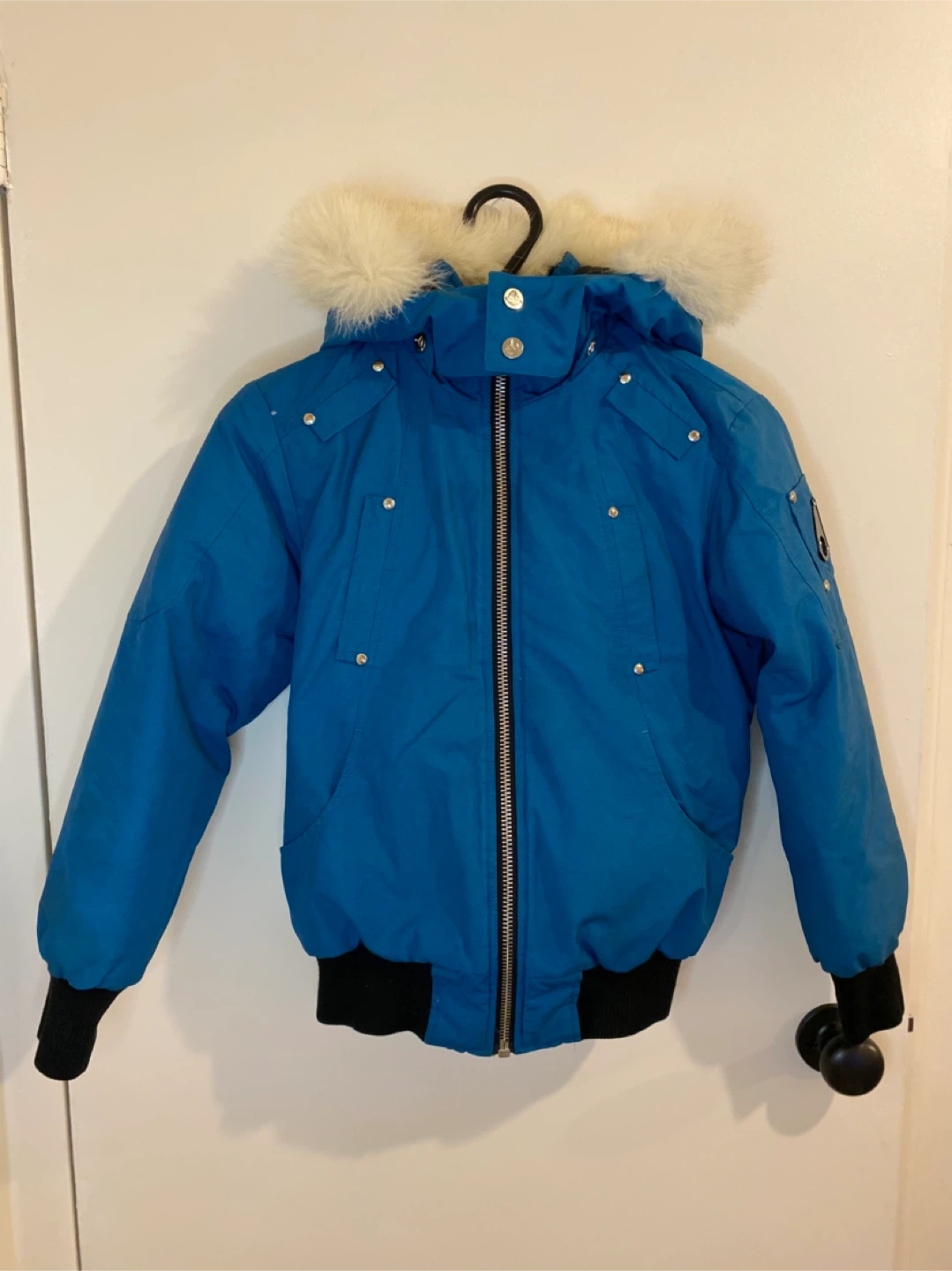 Moose Knuckles Bomber Jacket - Blue - photo 2