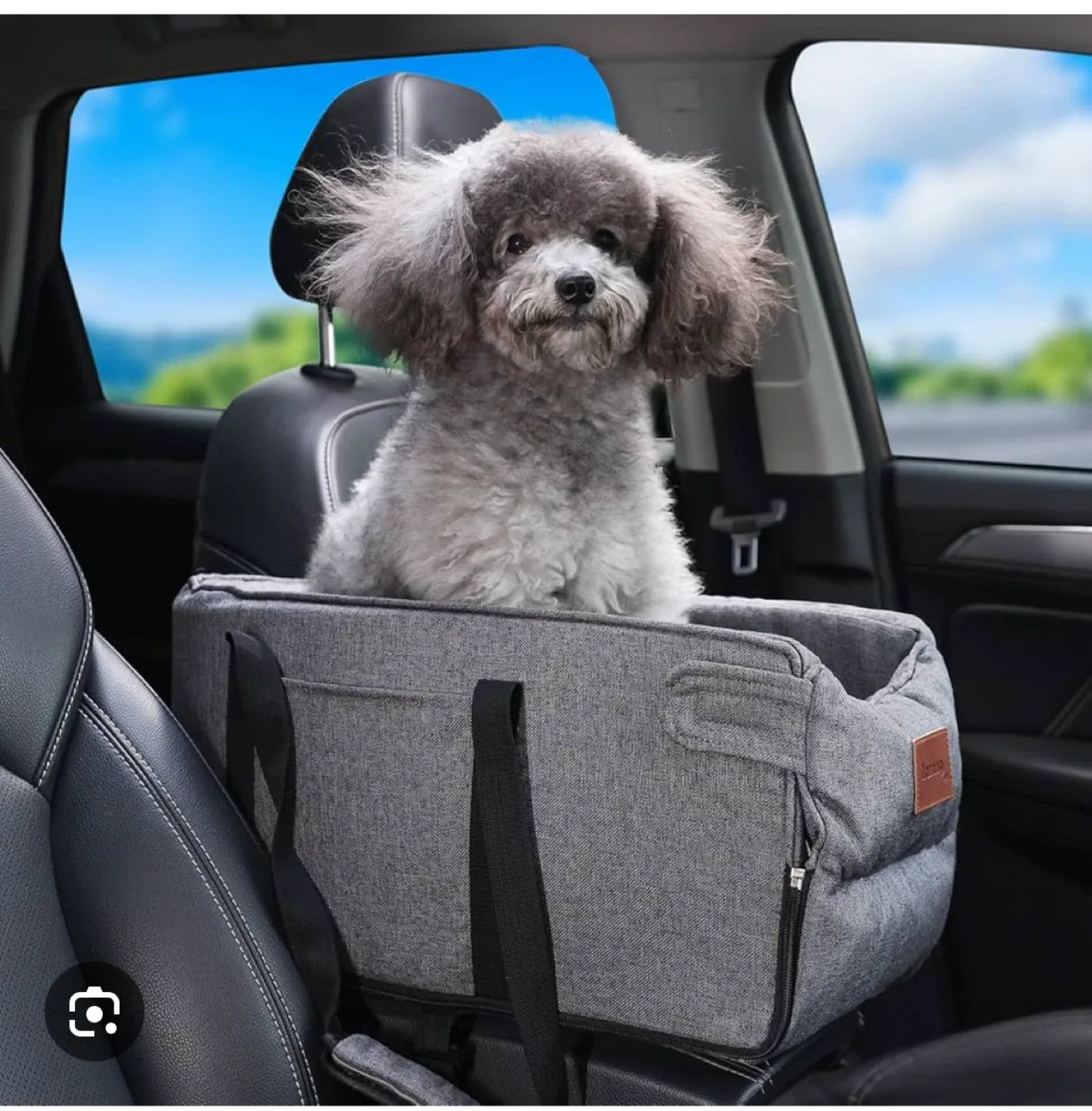 Dog Car Seat - Grey image indicator(4)