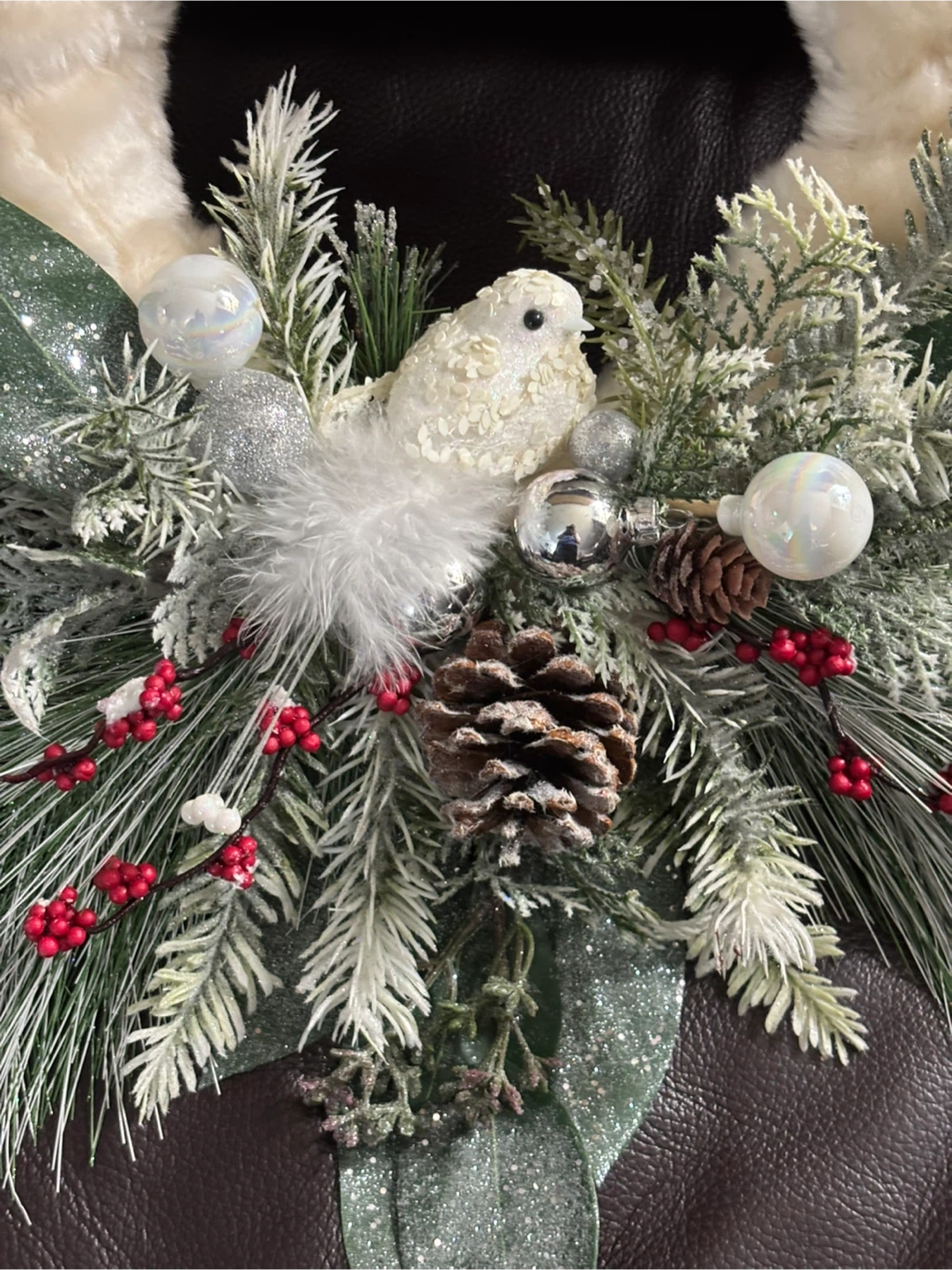 Decorative Winter Holiday Wreath - photo 2