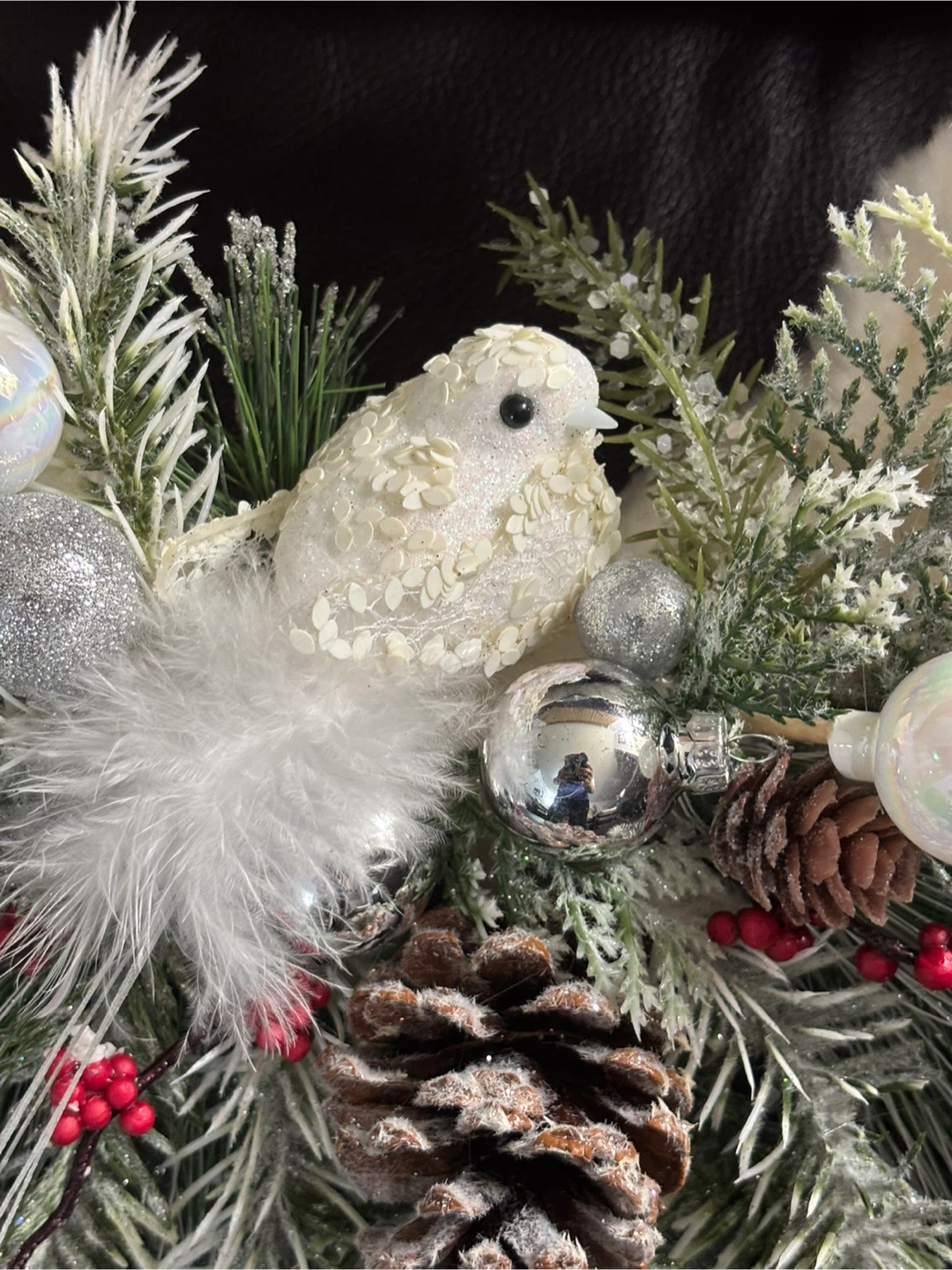 Decorative Winter Holiday Wreath - photo 3