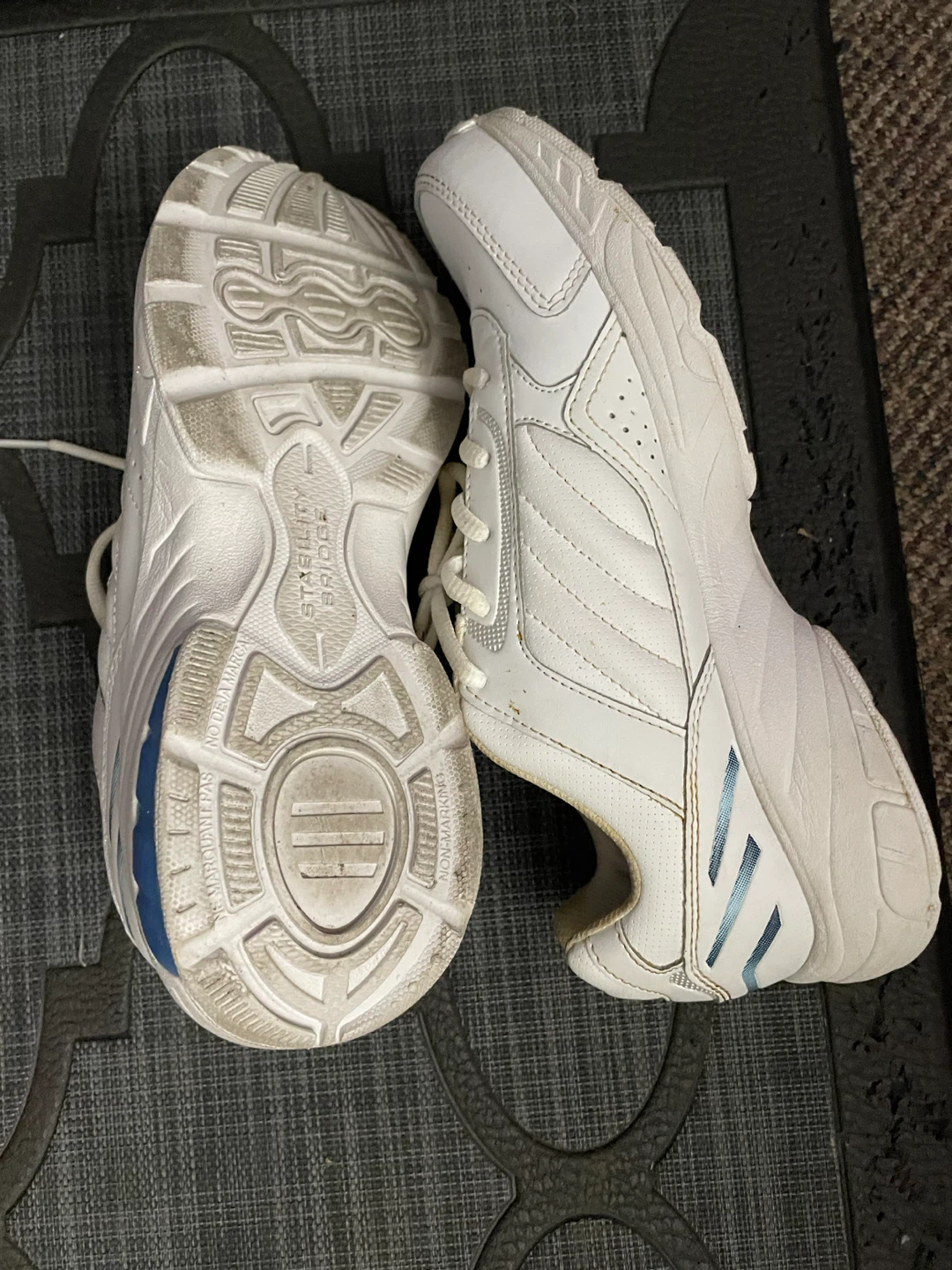 Propét Marina White Walking Shoes - Size 10W - photo 4