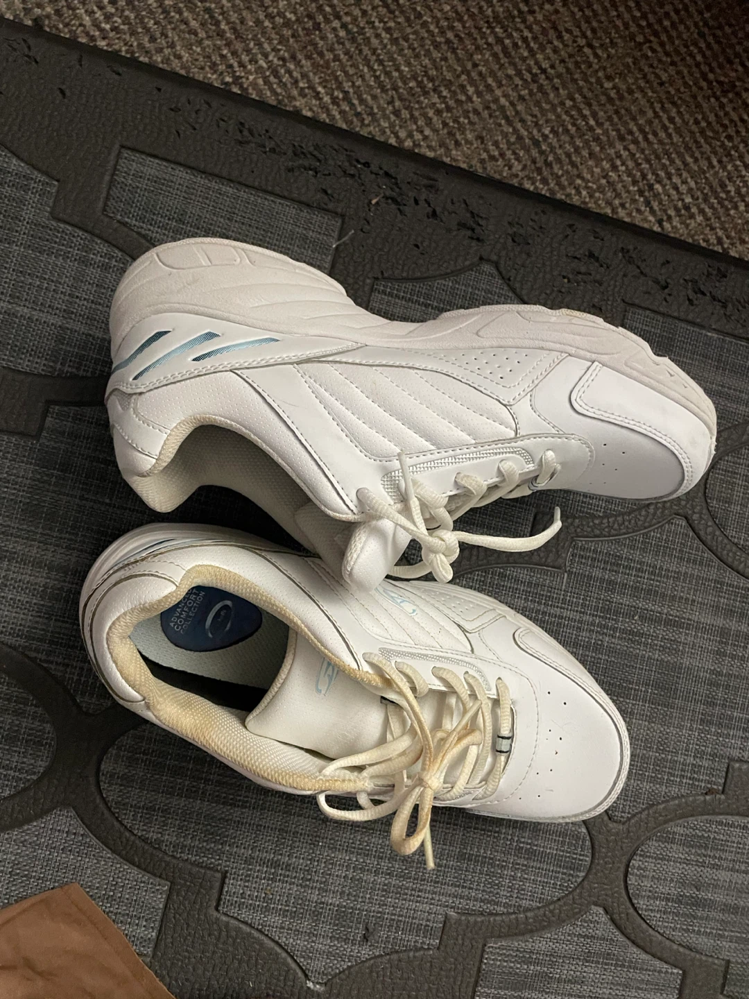 Propét Marina White Walking Shoes - Size 10W - photo 5