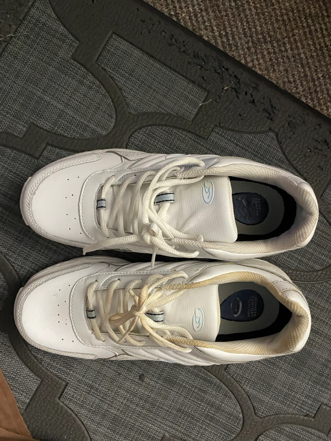 Propét Marina White Walking Shoes - Size 10W - photo 3