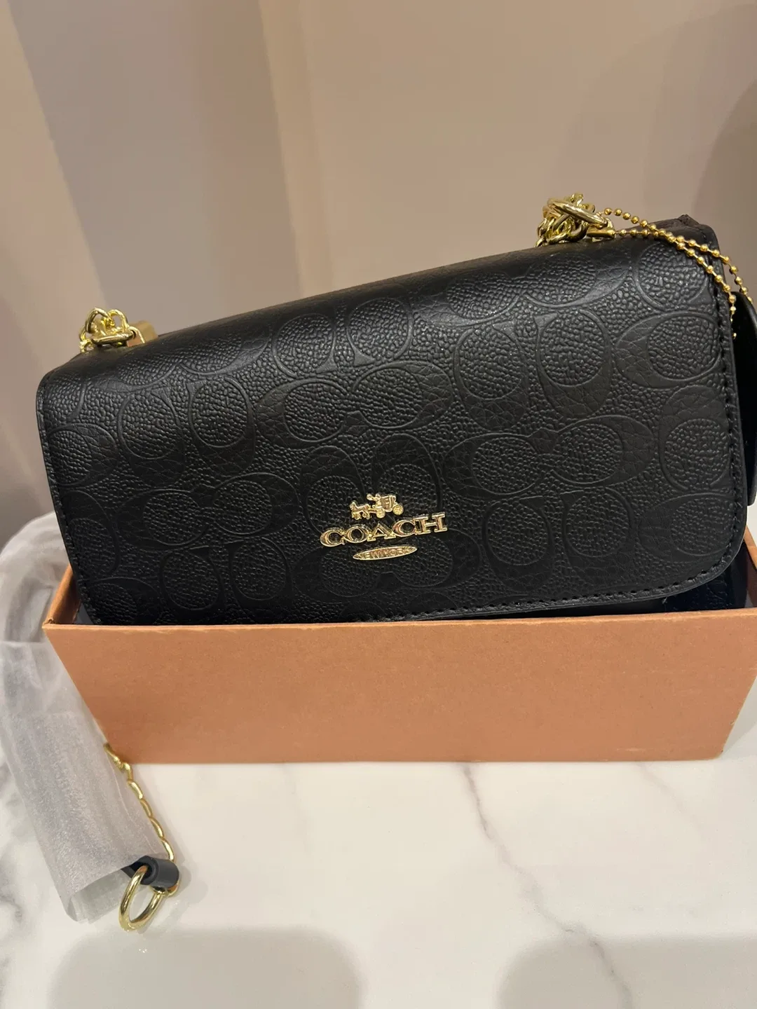 Coach klare black purse image indicator(4)