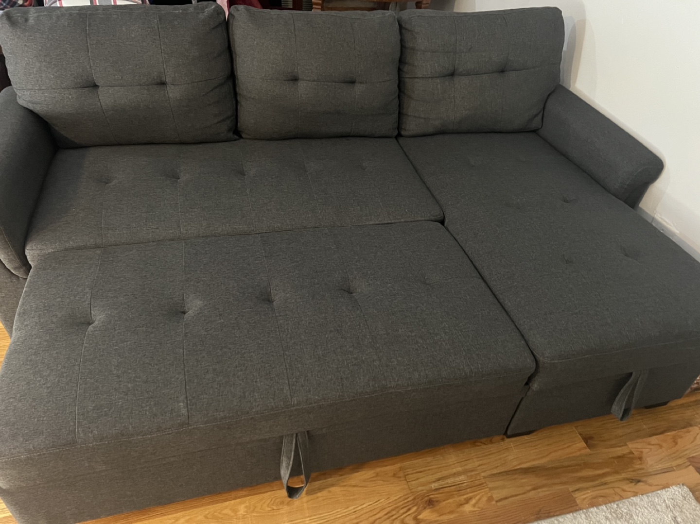 Gray Sectional Sofa with Storage - photo 4