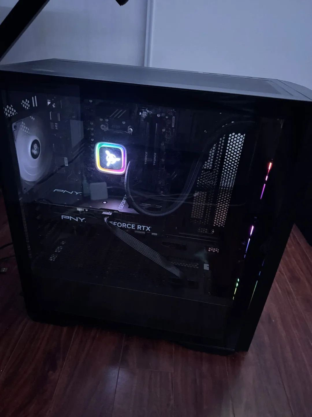 Gaming PC-Expandable Mid-Tower PC with RGB Lighting image indicator(7)