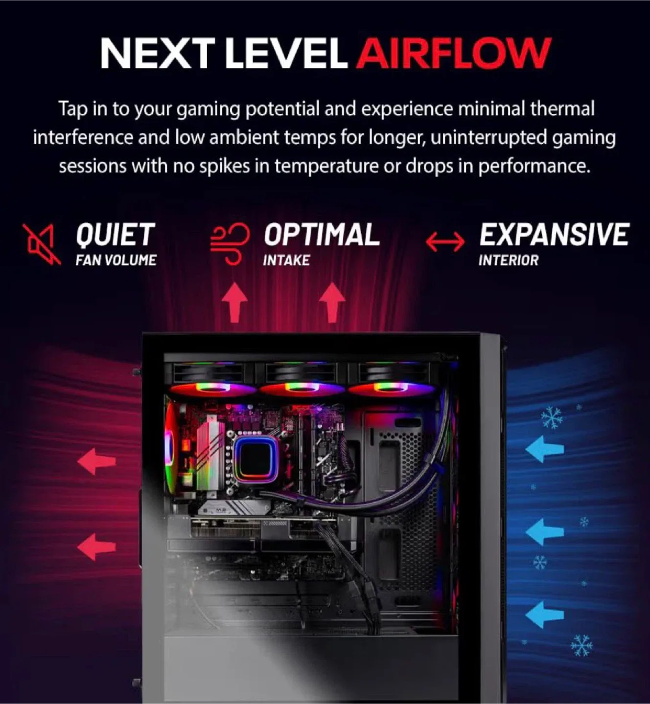Gaming PC-Expandable Mid-Tower PC with RGB Lighting image indicator(3)