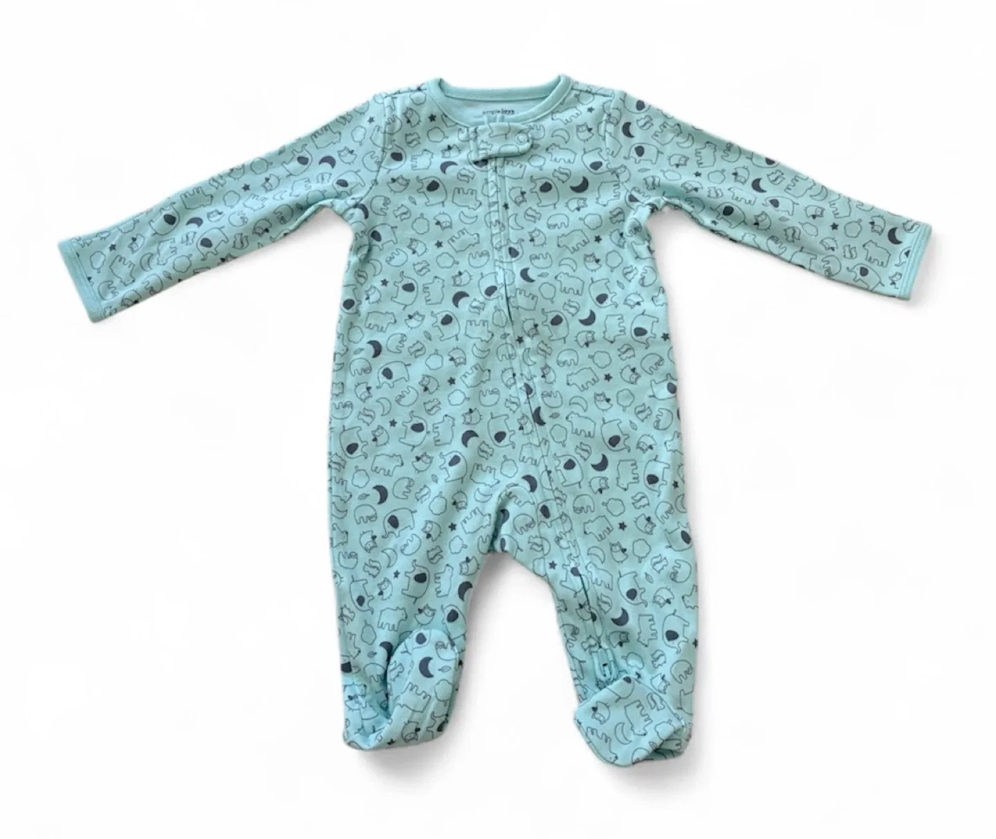 Simple Joys by Carter's 0-3M Footed Pajamas image indicator(3)