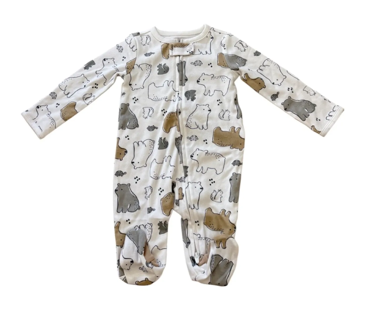 Simple Joys by Carter's 0-3M Footed Pajamas image indicator(4)