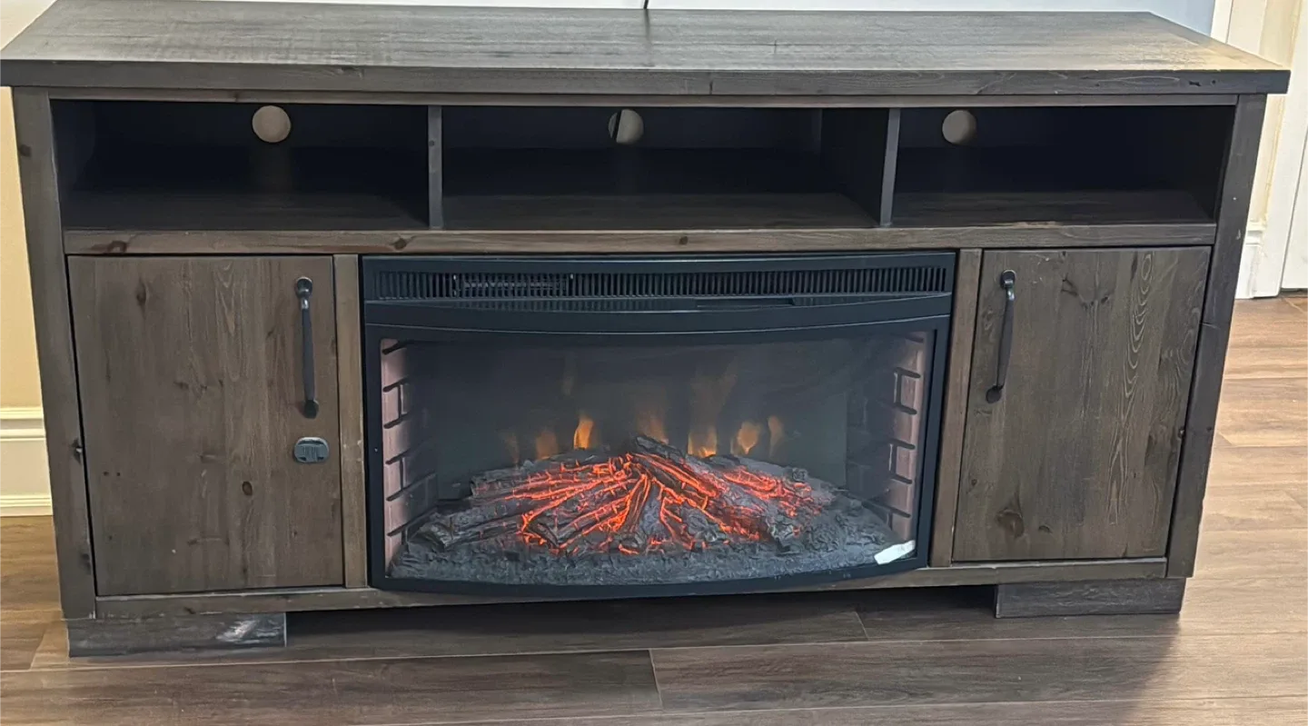 Fireplace TV Stand