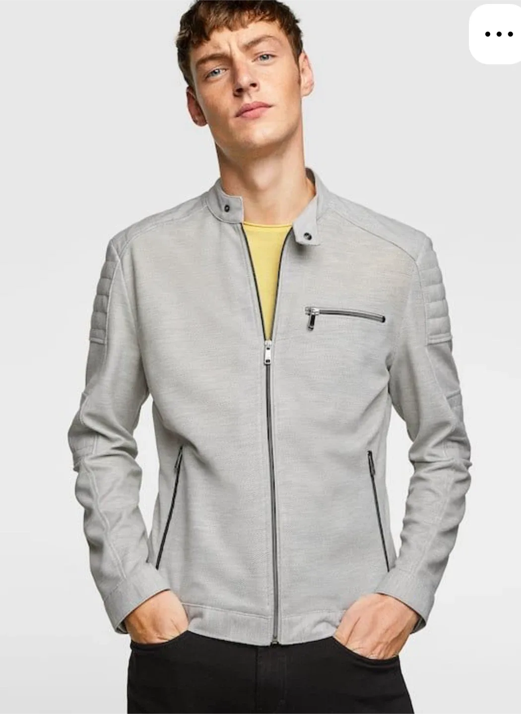 Zara Gray Jacket - Size M thumbnail