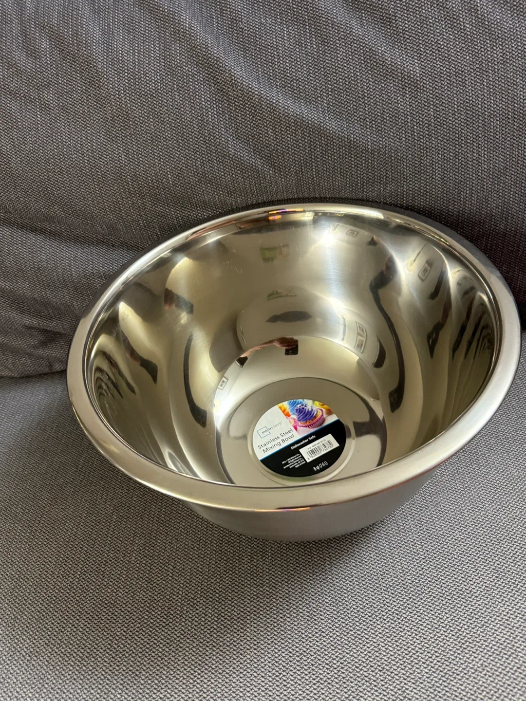 Mainstays Stainless Steel Mixing Bowl - 8 qt